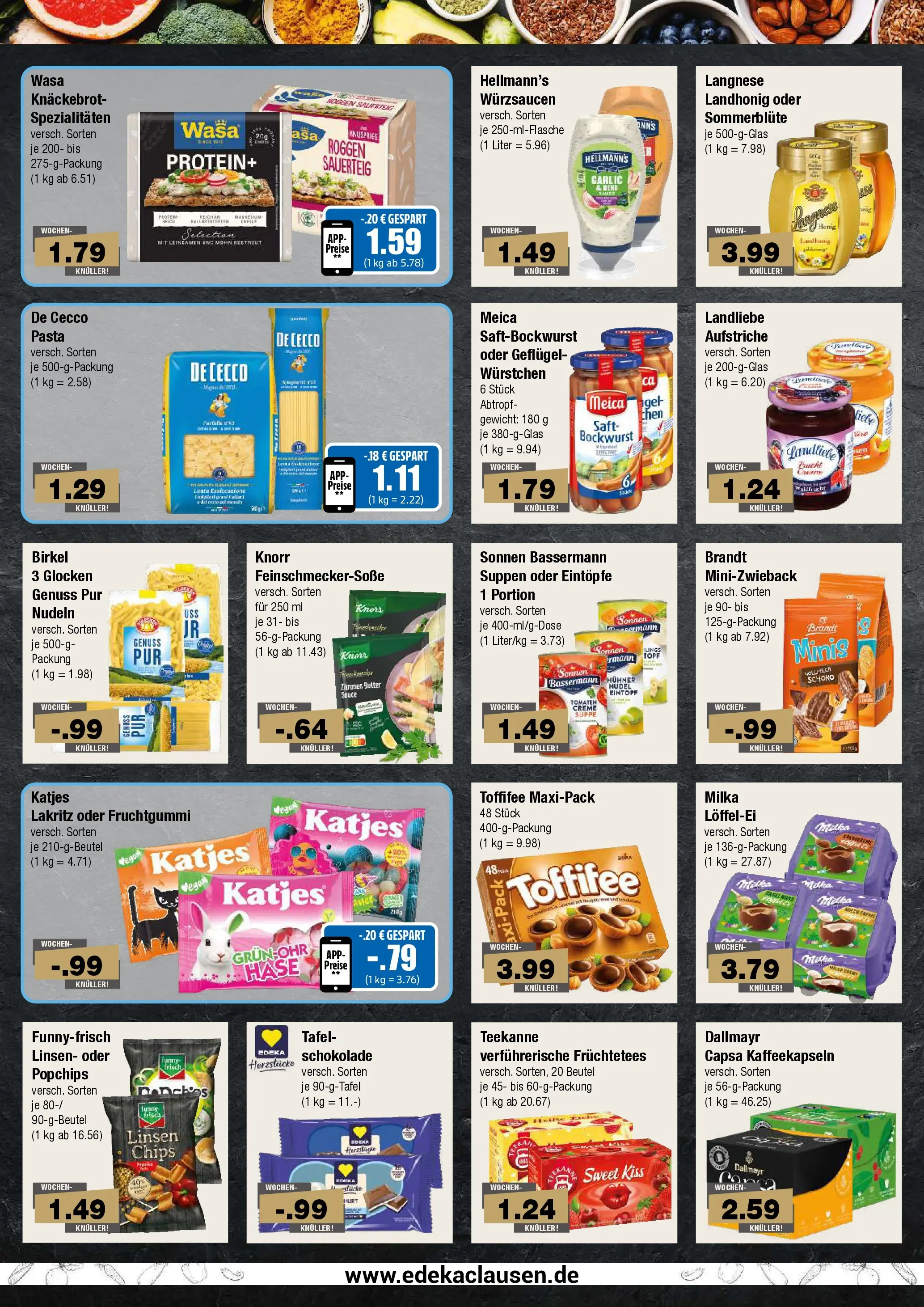 Edeka prospekt Hamburg	 (ab 09.03.2026) » Angebote Online | Seite: 6 | Produkte: Langnese, Milka, Dallmayr, Pasta