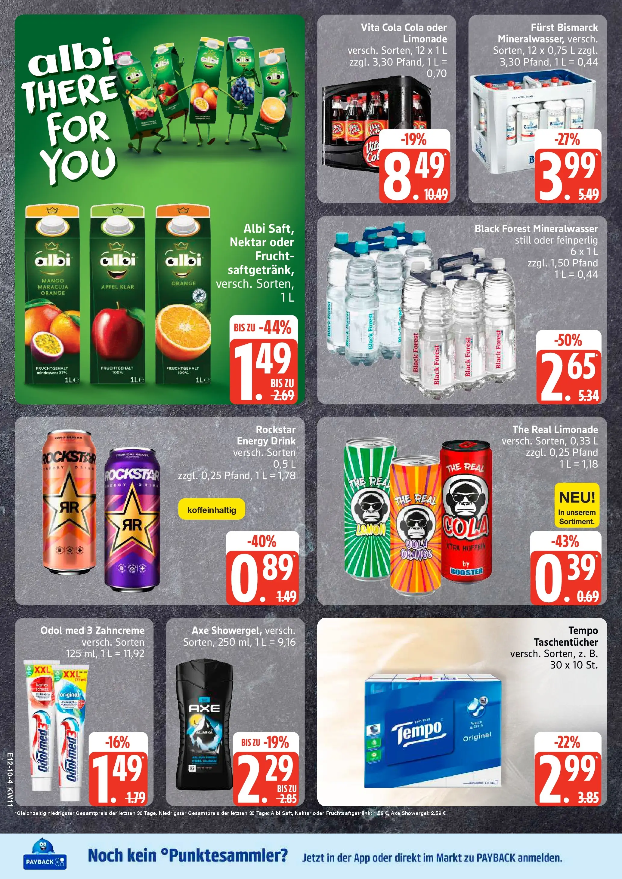 Edeka prospekt Rostock-Gehlsdorf	 (ab 09.03.2026) » Angebote Online | Seite: 10 | Produkte: Energy, Äpfel, Tempo, Shower Gel