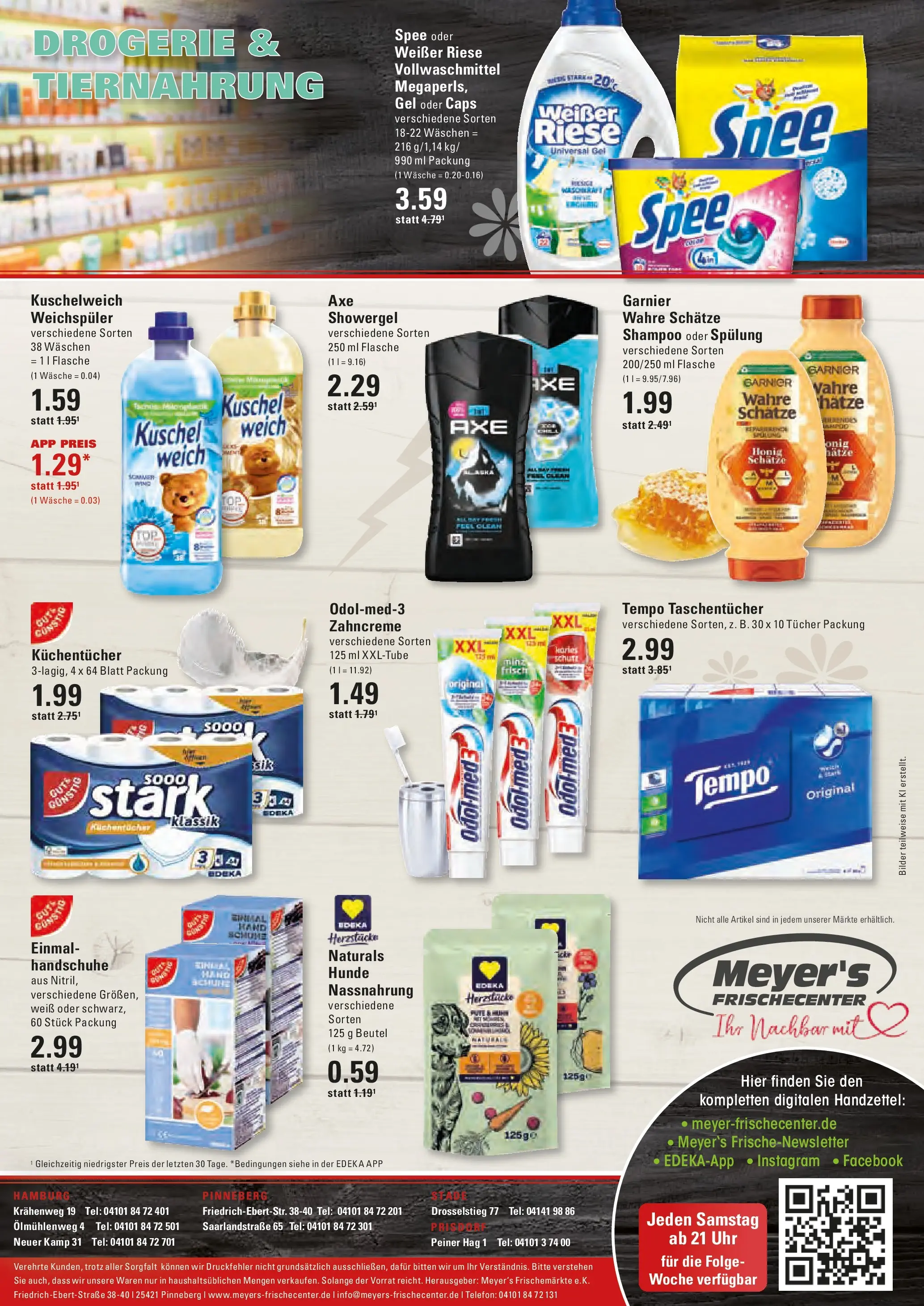 Edeka prospekt Hamburg	 (ab 09.03.2026) » Angebote Online | Seite: 16 | Produkte: Shampoo, Spee, Shower Gel, Uhr