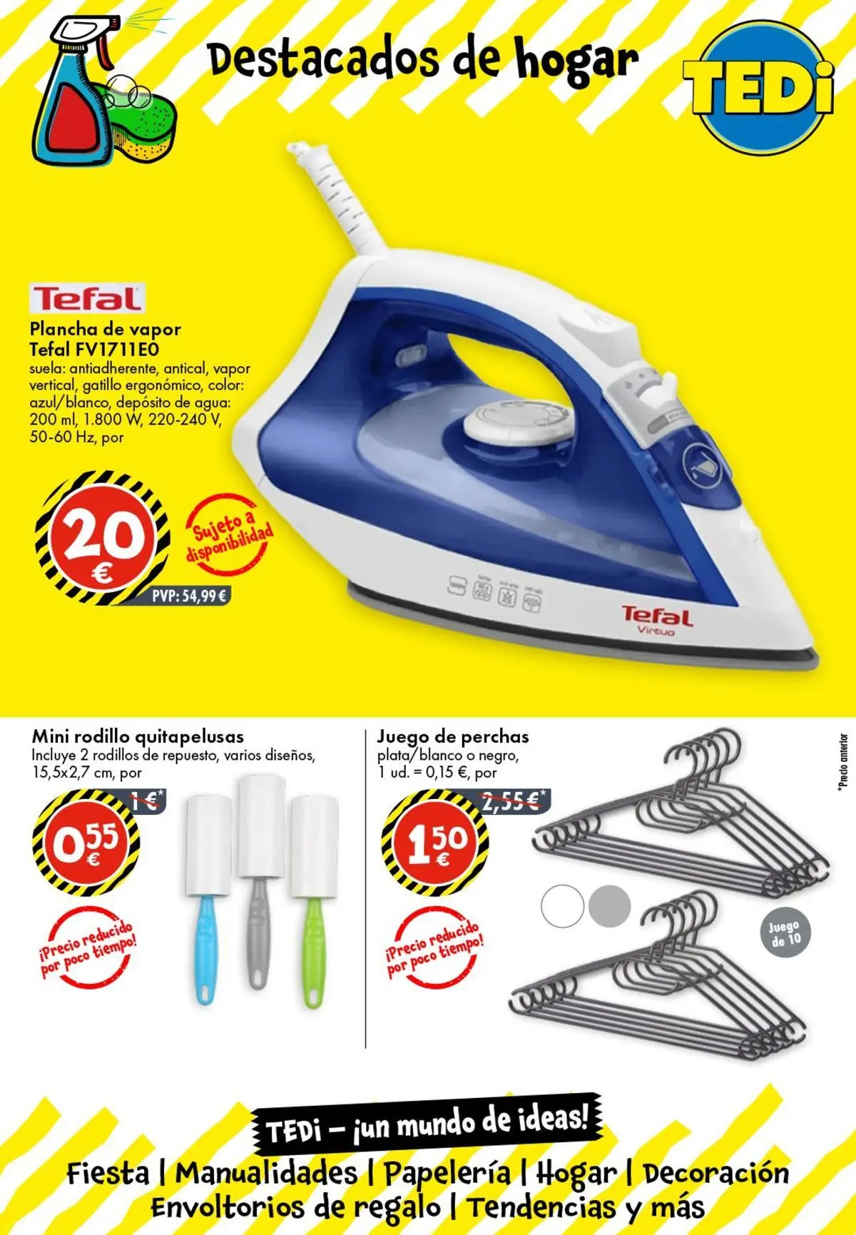 TEDi - Nueva apertura 07/03/2026 - 14/03/2026 | Página: 9 | Productos: Plancha, Table pliante