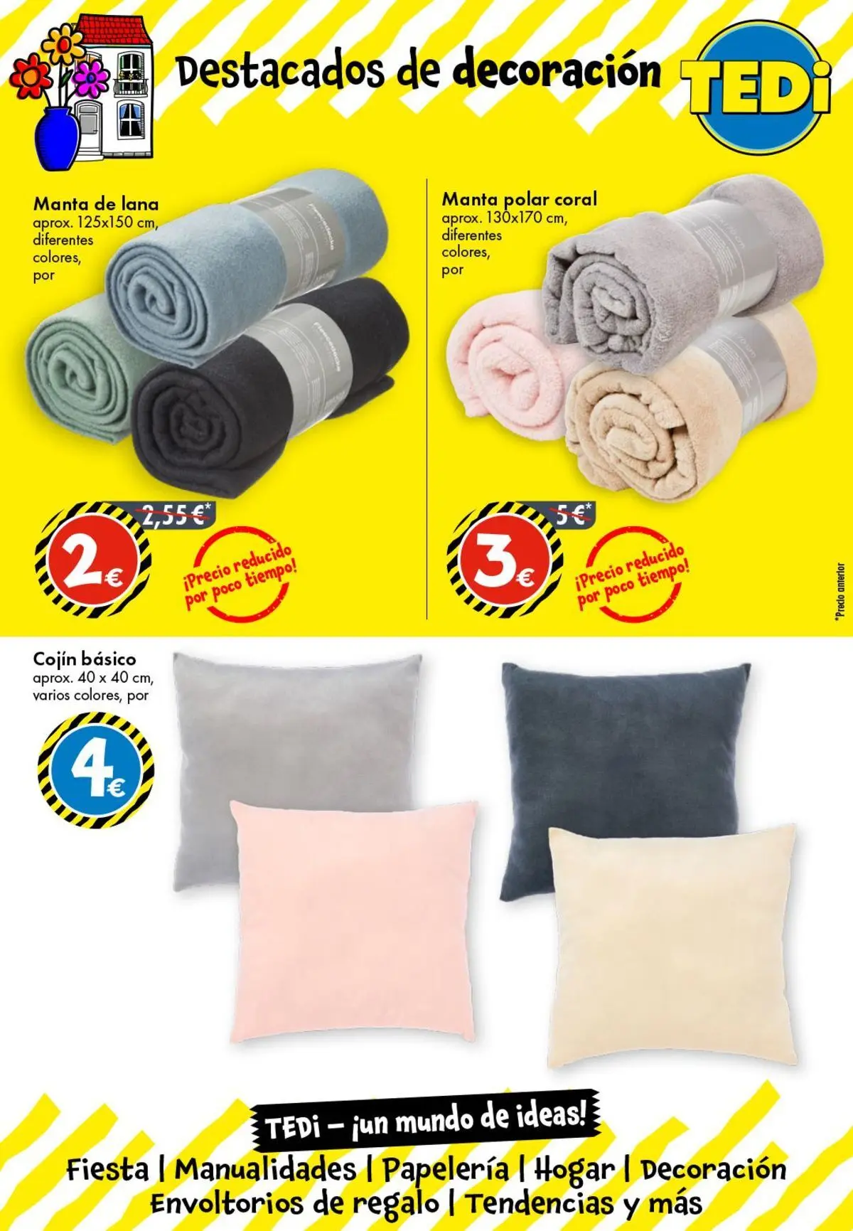 TEDi - Nueva apertura 07/03/2026 - 14/03/2026 | Página: 14 | Productos: Manta, Cojín