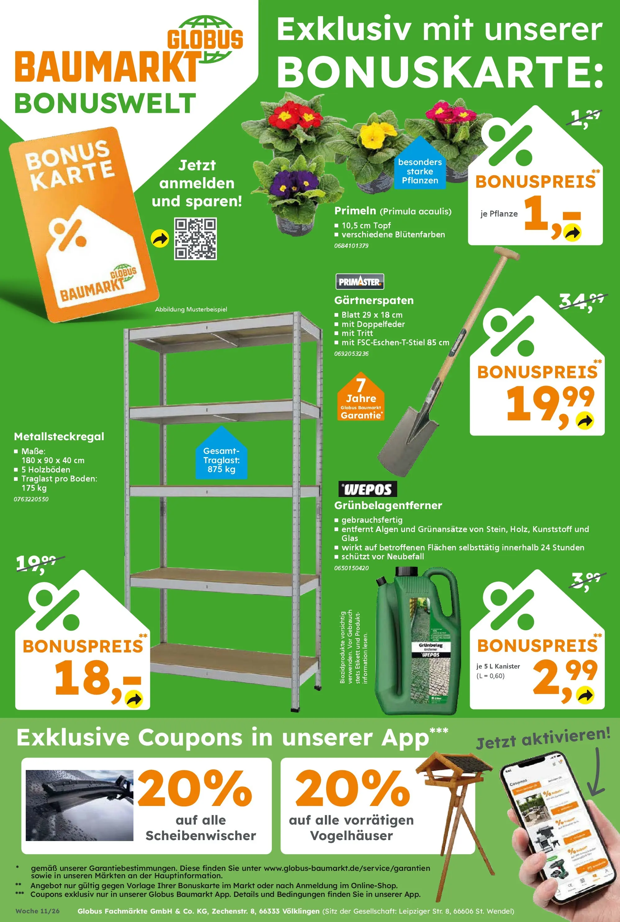 Globus Baumarkt Prospekt Völklingen	 (ab 09.03.2026) zum Blättern | Seite: 17