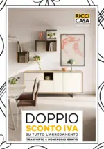 Ricci Casa Doppio sconto IVA su tutto l'arredamento - al 22.03.2026