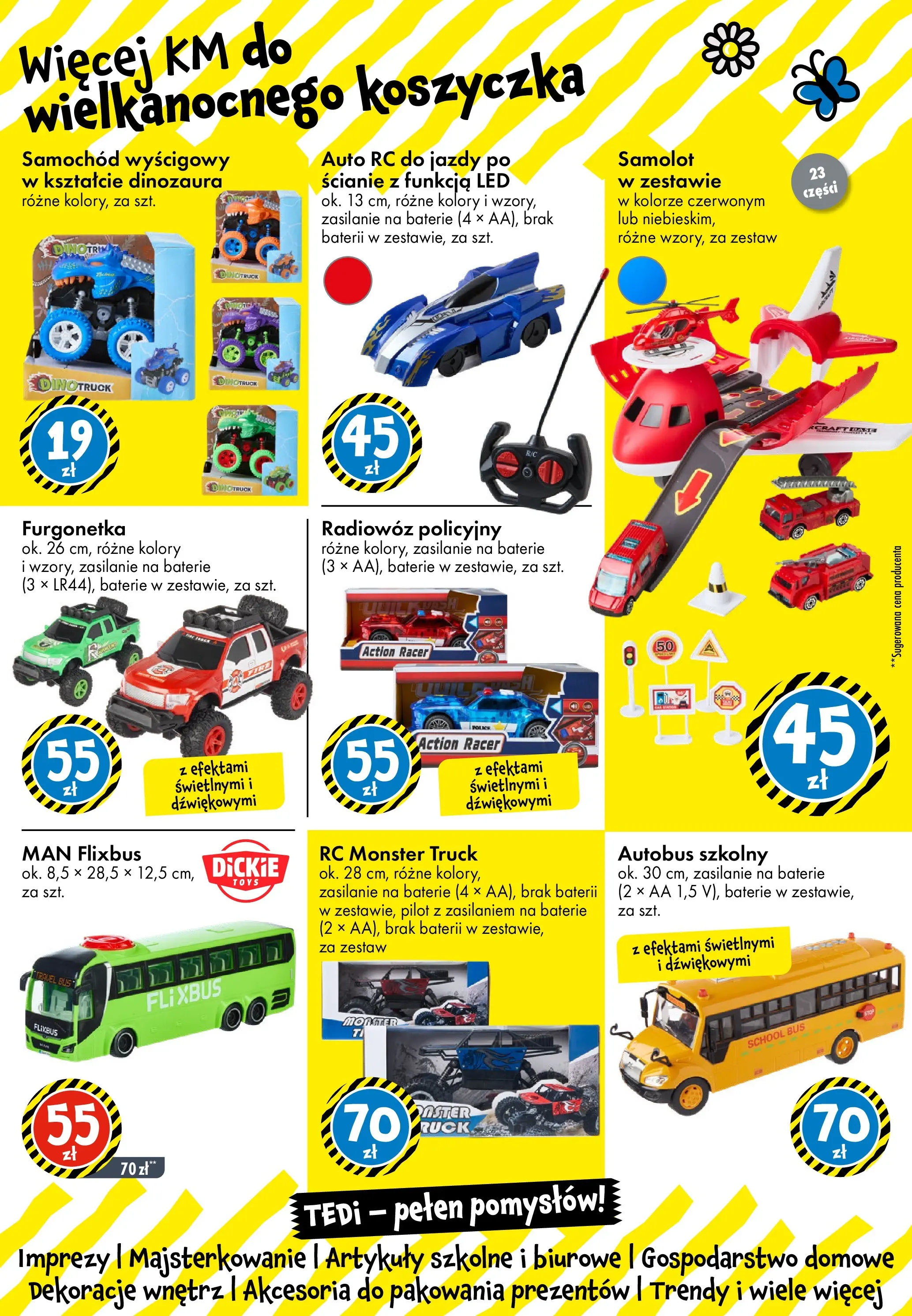 TEDi gazetka od (06.03.2026 - 14.03.2026) | Strona: 16 | Produkty: Baterie, Artykuły szkolne