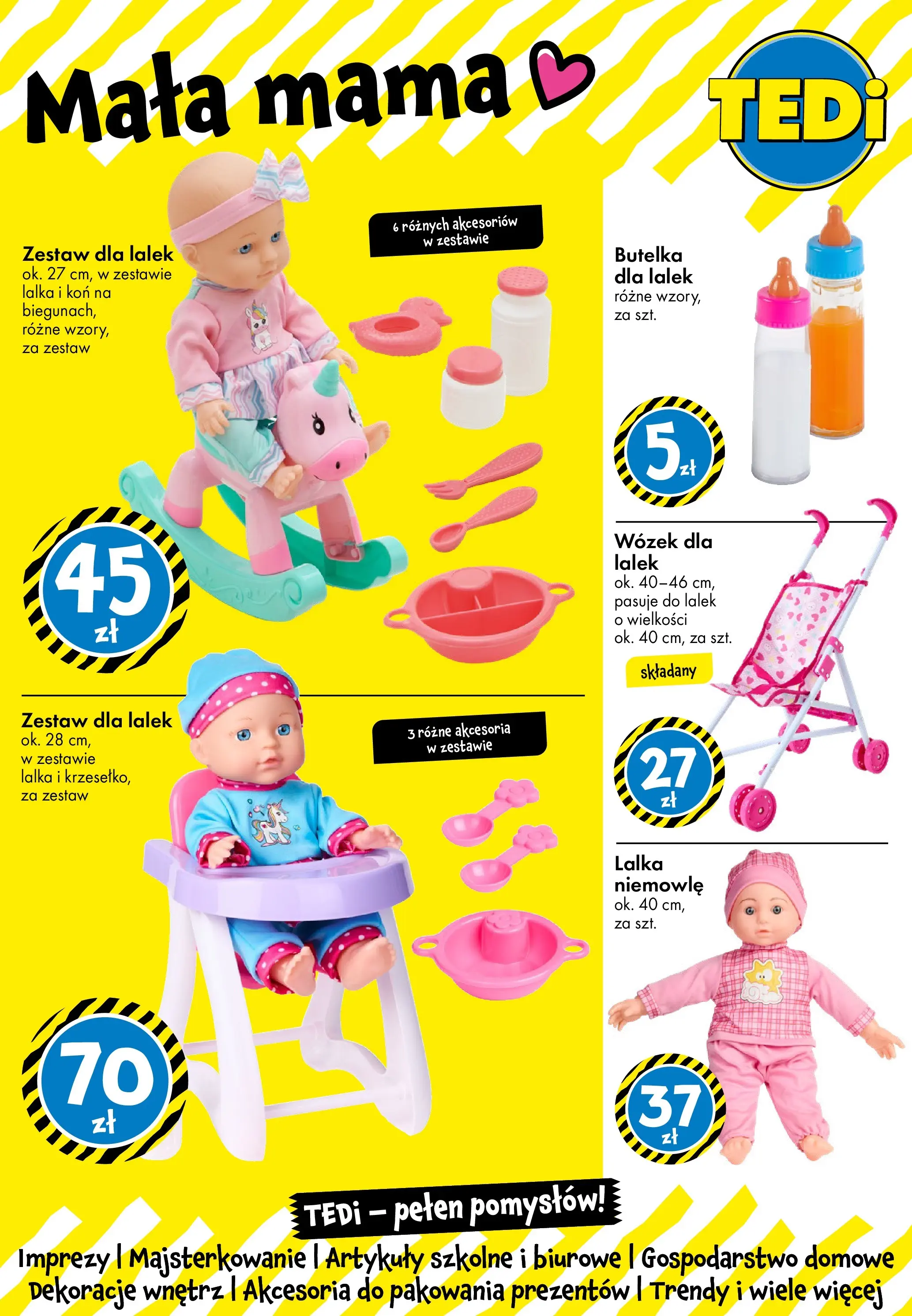 TEDi gazetka od (06.03.2026 - 14.03.2026) | Strona: 19 | Produkty: Lalka, Artykuły szkolne