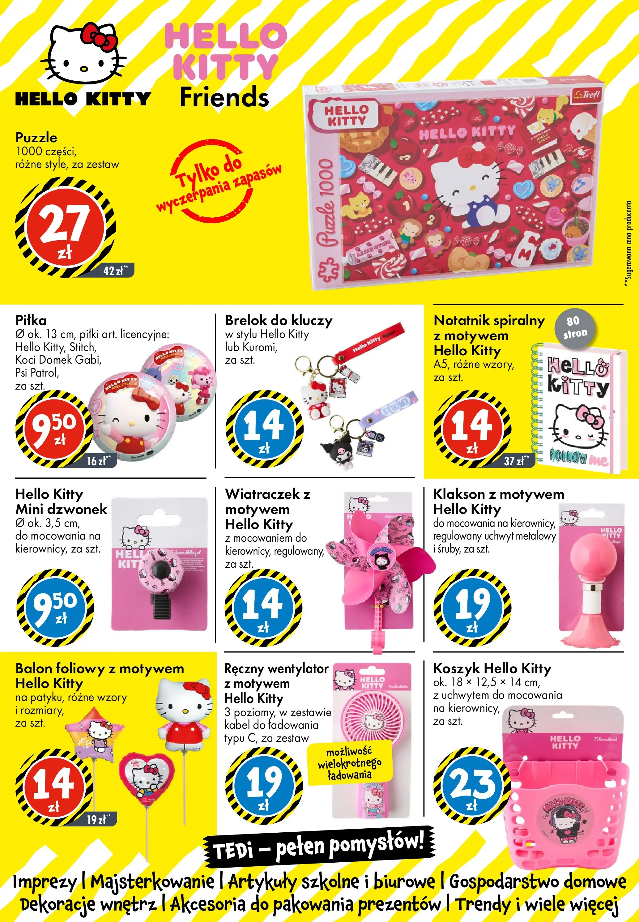 TEDi gazetka od (06.03.2026 - 14.03.2026) | Strona: 22 | Produkty: Kabel, Wentylator, Artykuły szkolne