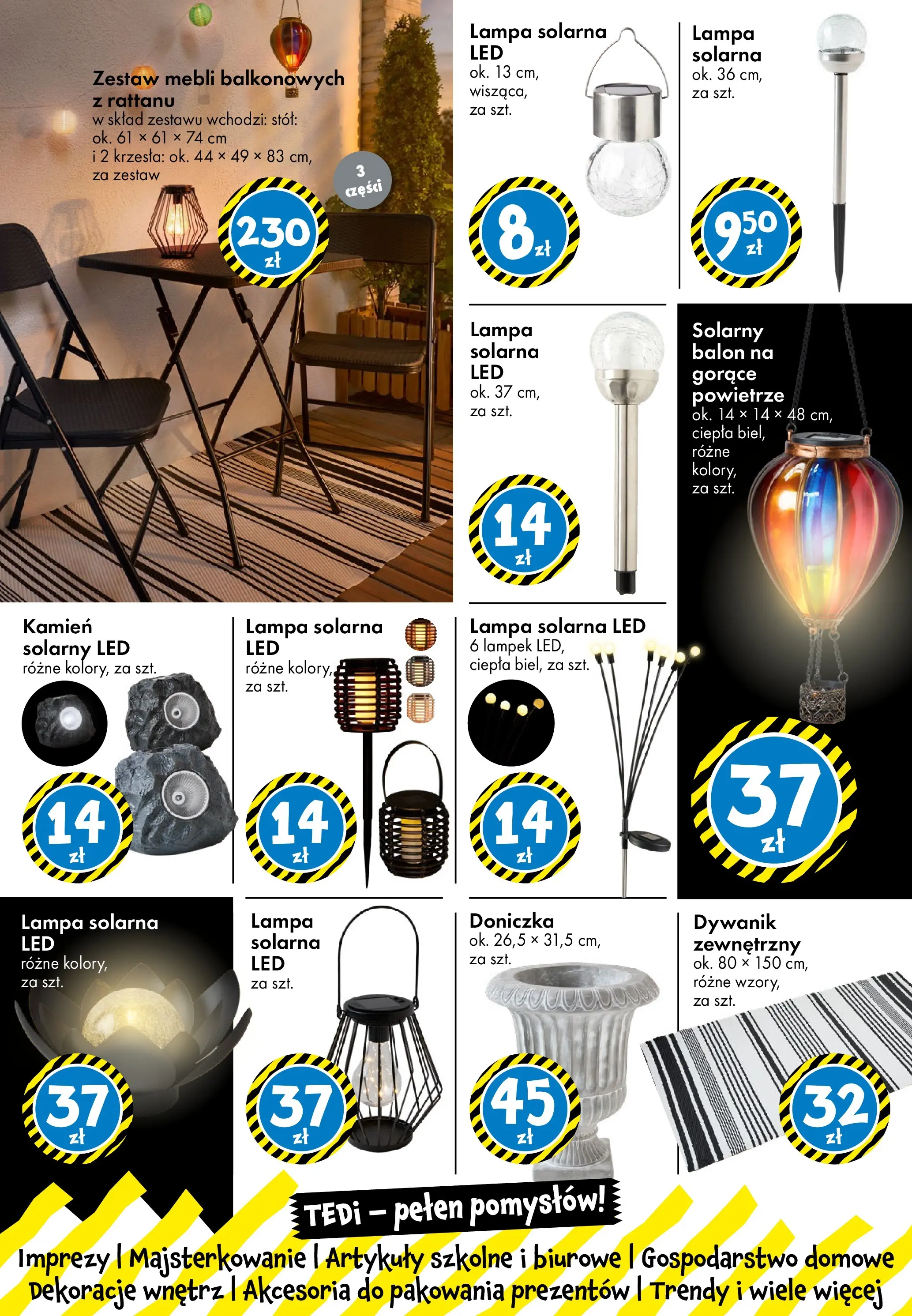TEDi gazetka od (06.03.2026 - 14.03.2026) | Strona: 28 | Produkty: Stół, Doniczka, Lampa, Artykuły szkolne