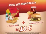 Quick TOUS LES MERCREDIS - au 31.03.2026