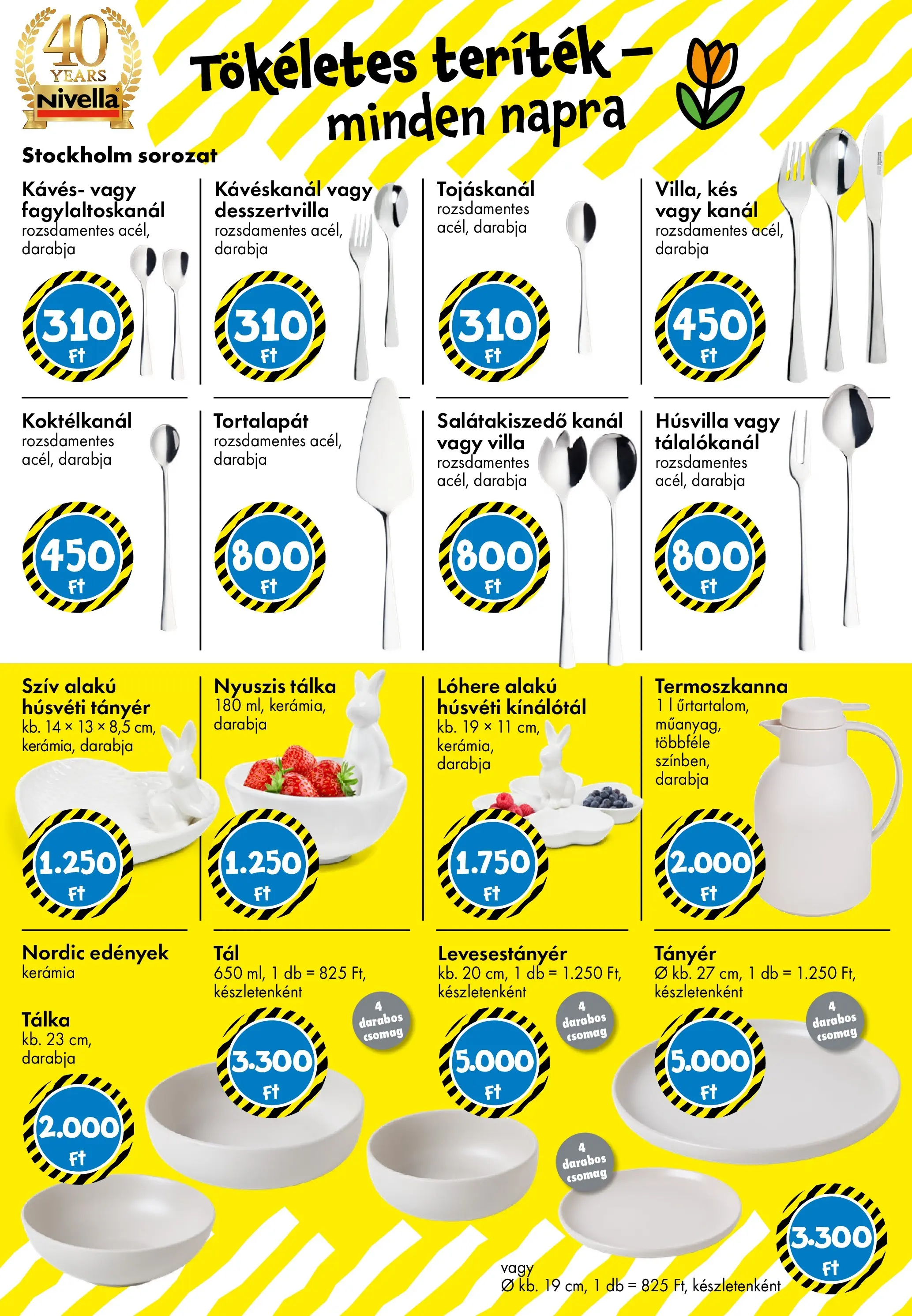 TEDi akciós újság - 2026.03.06. -tól/töl > akció, lapozható szórólap 🛍️ | Oldal: 7 | Termékek: Edények, Tányér, Kés