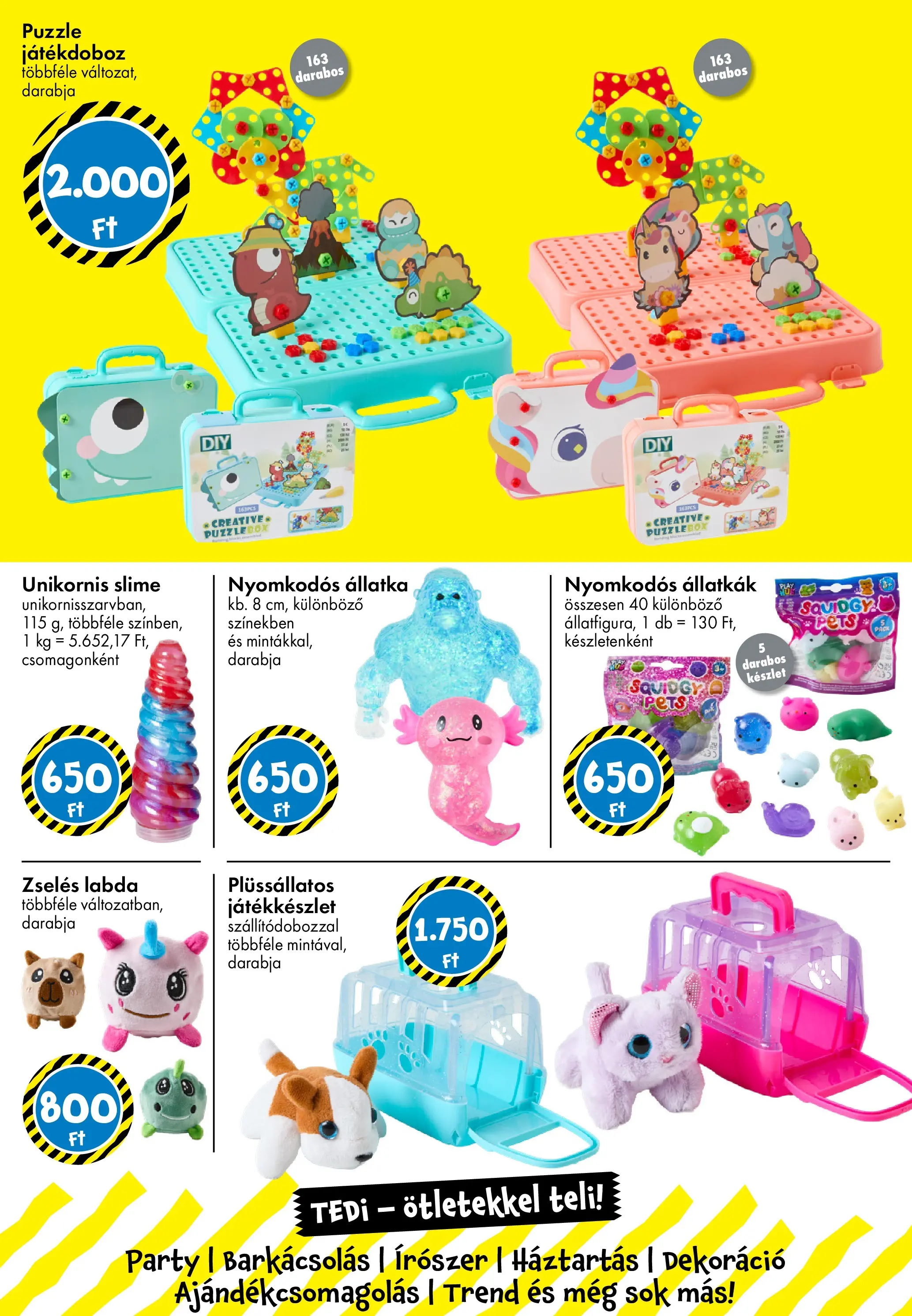 TEDi akciós újság - 2026.03.06. -tól/töl > akció, lapozható szórólap 🛍️ | Oldal: 18 | Termékek: Puzzle, Dekoráció