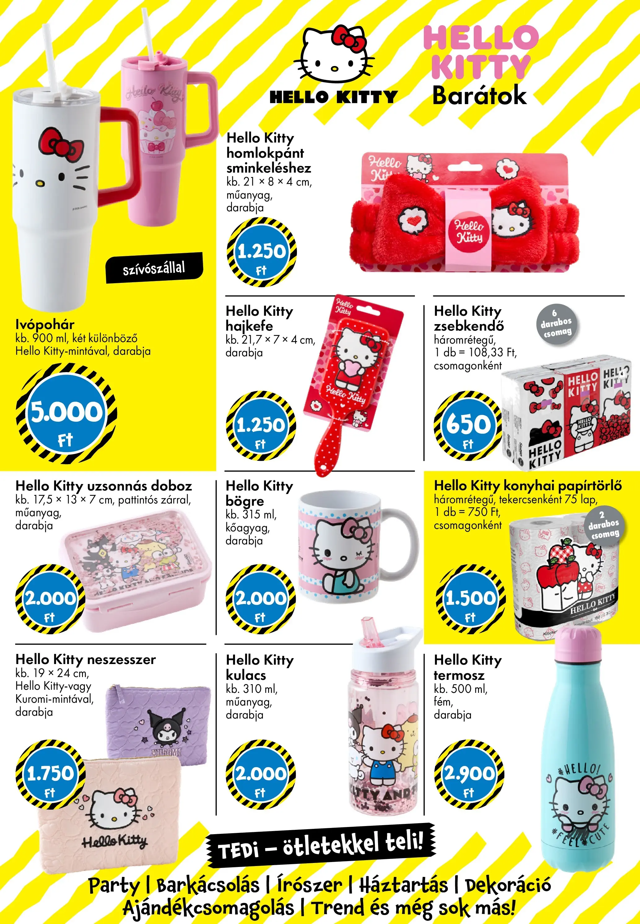 TEDi akciós újság - 2026.03.06. -tól/töl > akció, lapozható szórólap 🛍️ | Oldal: 21 | Termékek: Papírtörlő, Bögre, Kulacs, Dekoráció