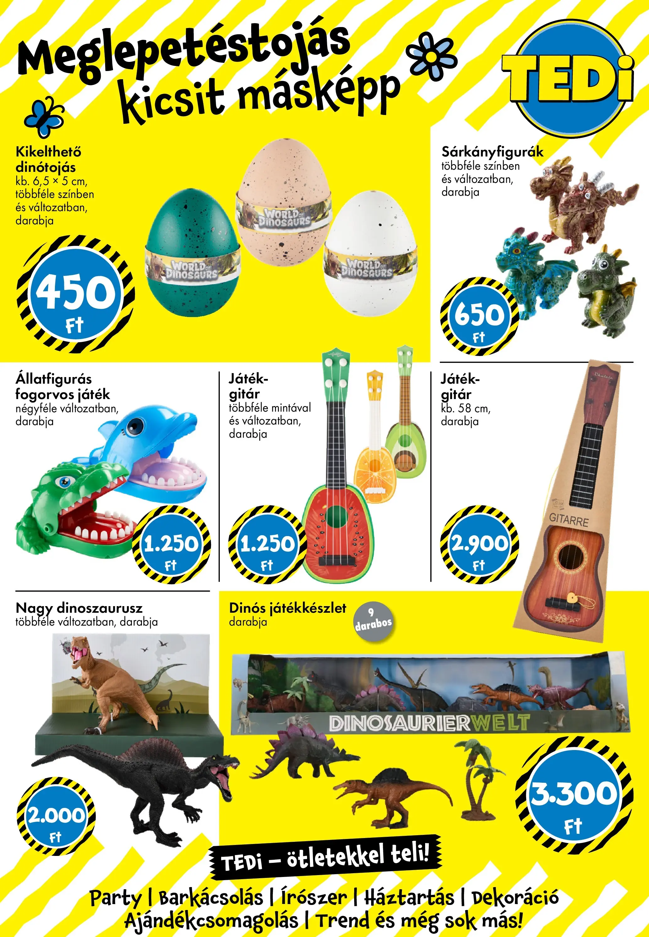 TEDi akciós újság - 2026.03.06. -tól/töl > akció, lapozható szórólap 🛍️ | Oldal: 23 | Termékek: Játék, Dekoráció