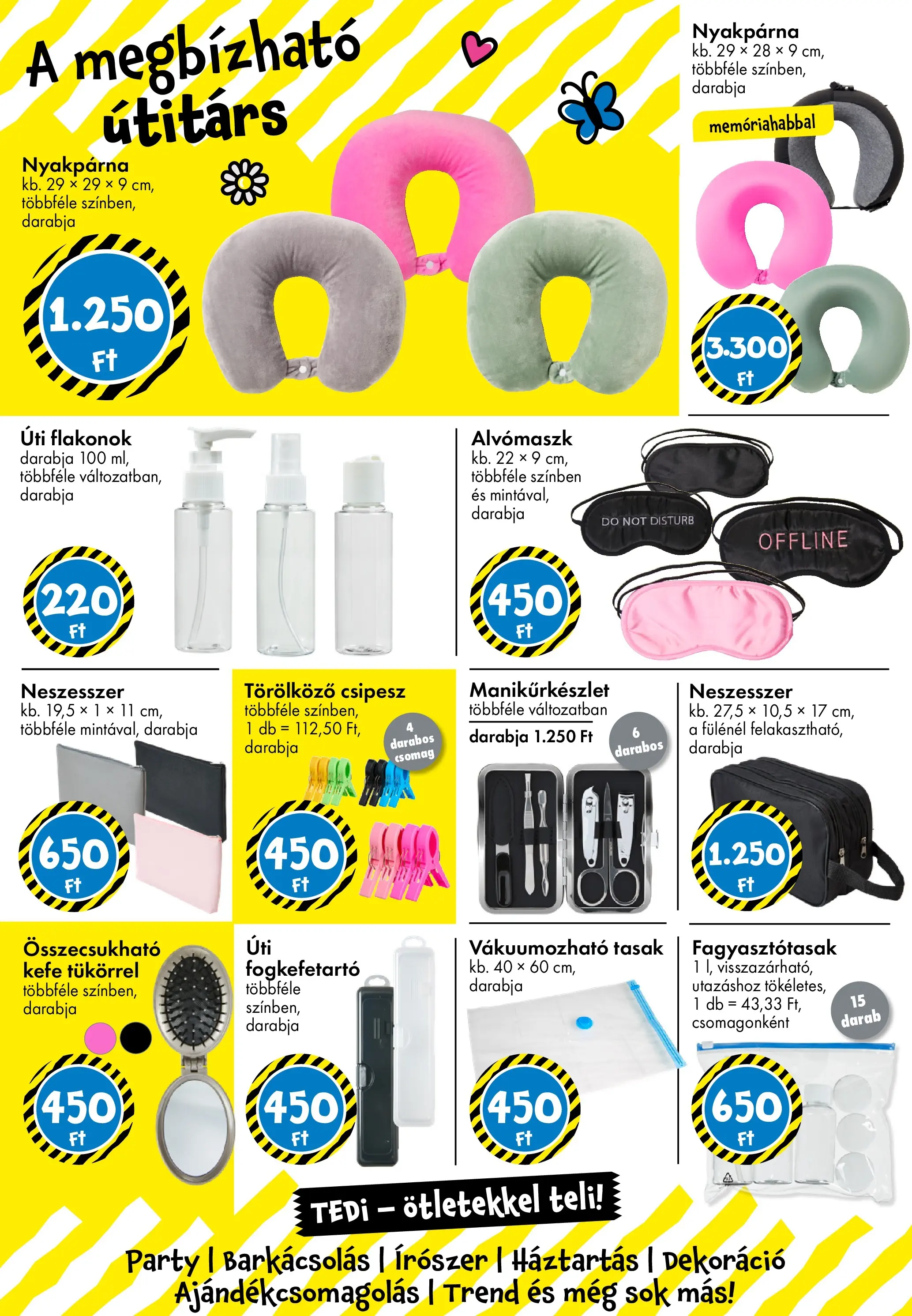 TEDi akciós újság - 2026.03.06. -tól/töl > akció, lapozható szórólap 🛍️ | Oldal: 39 | Termékek: Törölköző, Kefe, Fogkefetartó, Dekoráció