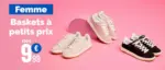 La Halle Baskets &agrave; petits prix Femme - au 12.03.2026