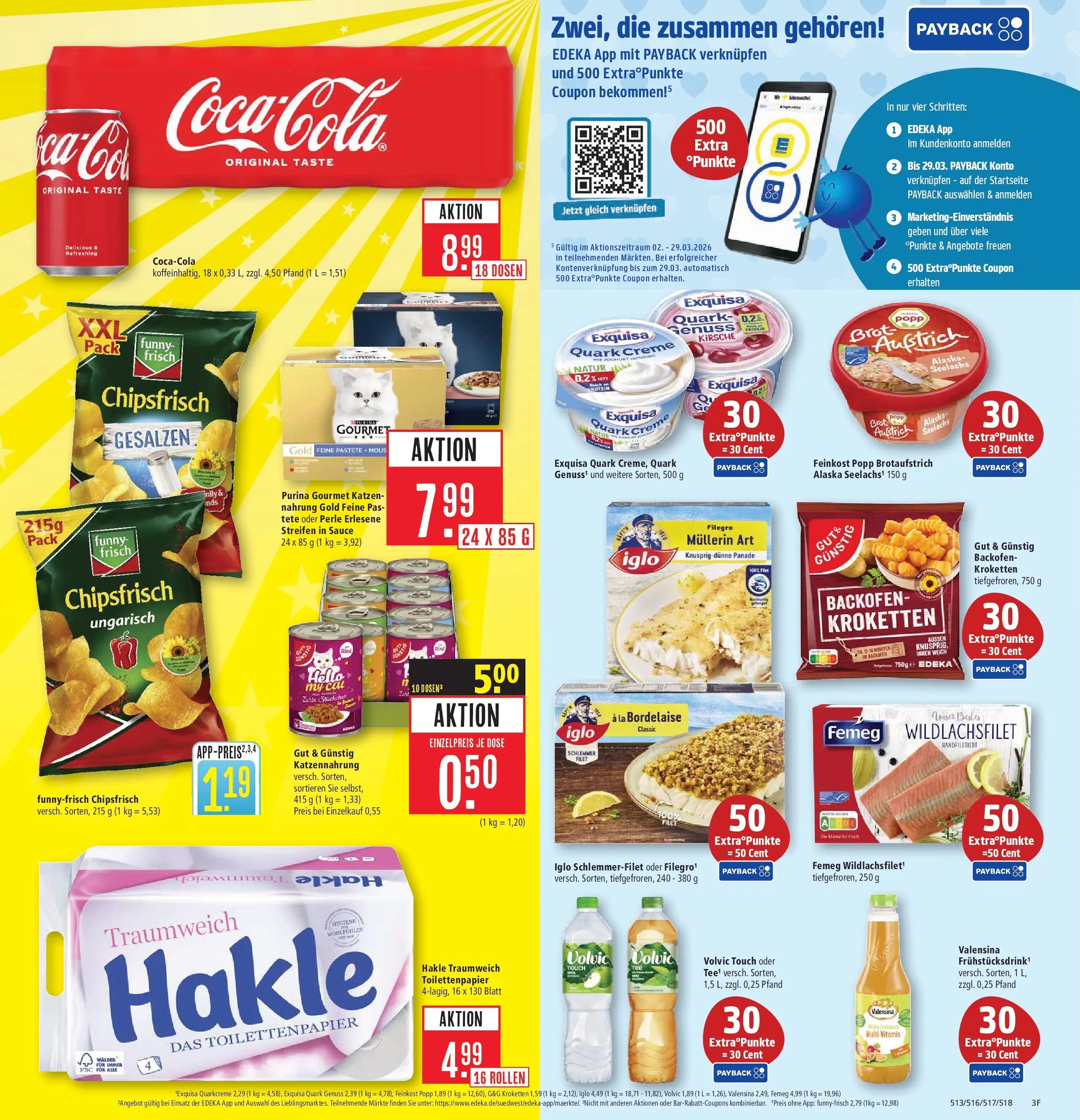 Marktkauf Prospekt Weil Am Rhein (ab 09.03.2026) » Angebote online | Seite: 3 | Produkte: Quark, Exquisa, Backofen, Volvic