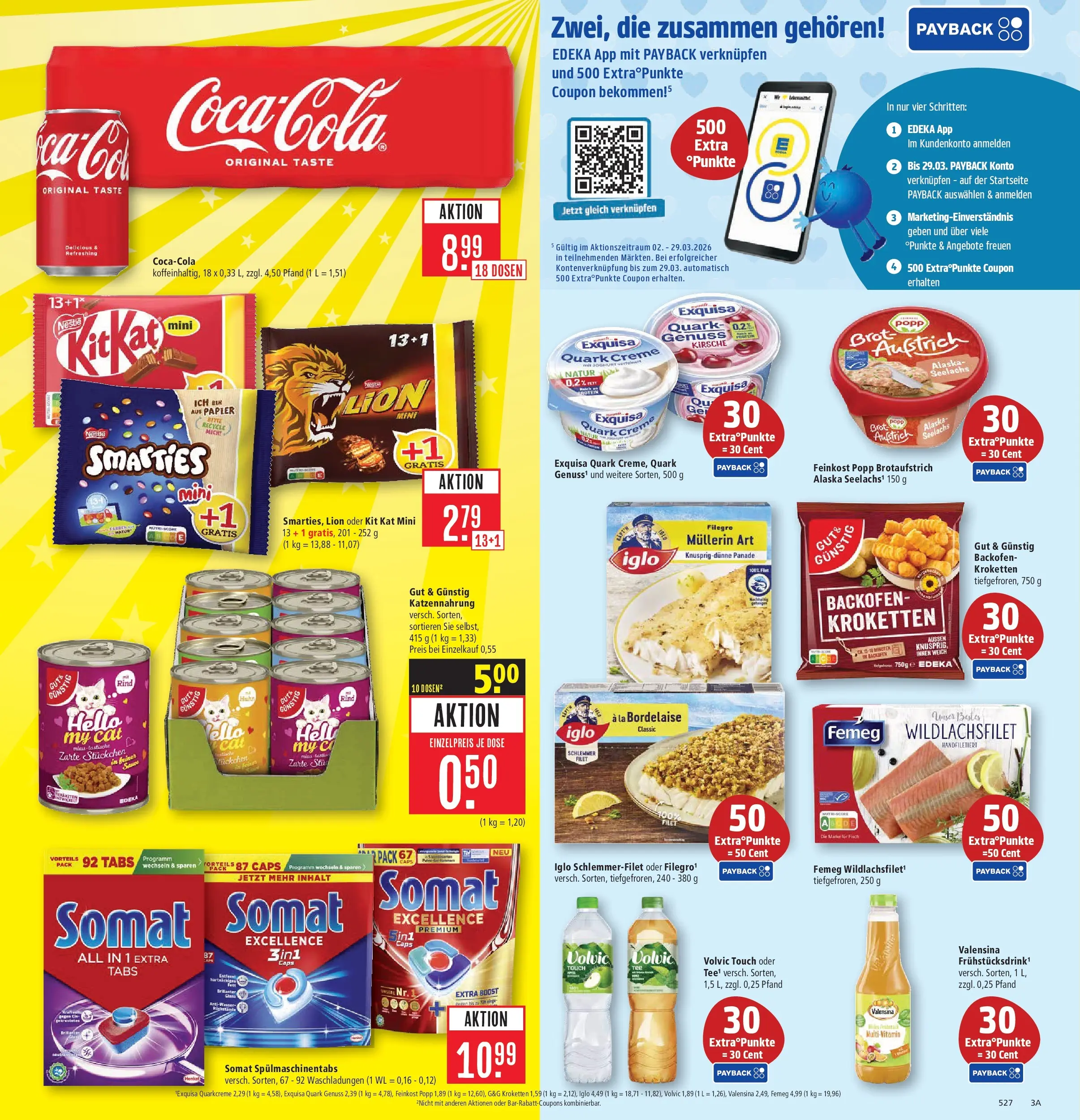 Marktkauf Prospekt Aschaffenburg (ab 09.03.2026) » Angebote online | Seite: 3 | Produkte: Creme, Exquisa, Spülmaschinentabs, Backofen