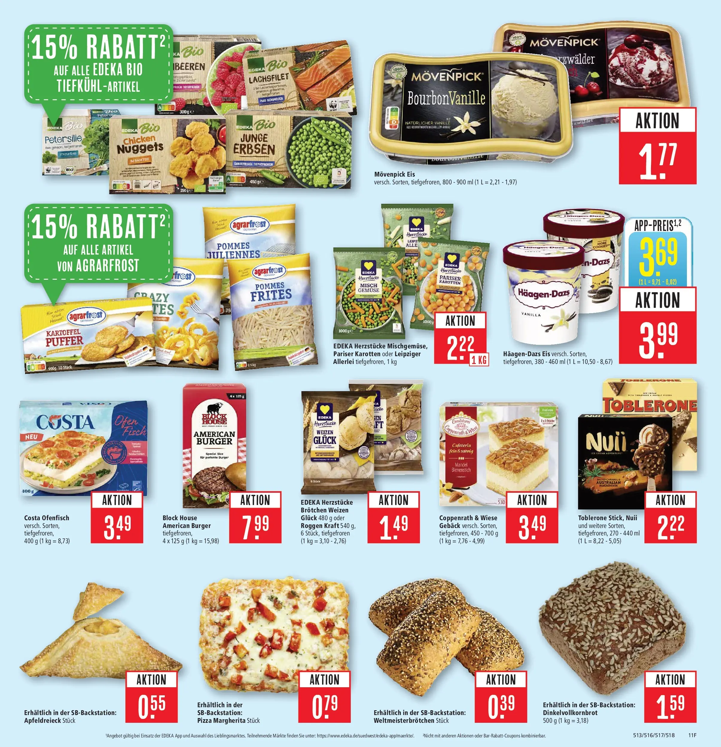 Marktkauf Prospekt Weil Am Rhein (ab 09.03.2026) » Angebote online | Seite: 15 | Produkte: Ofen, Petersilie, Eis, Erbsen