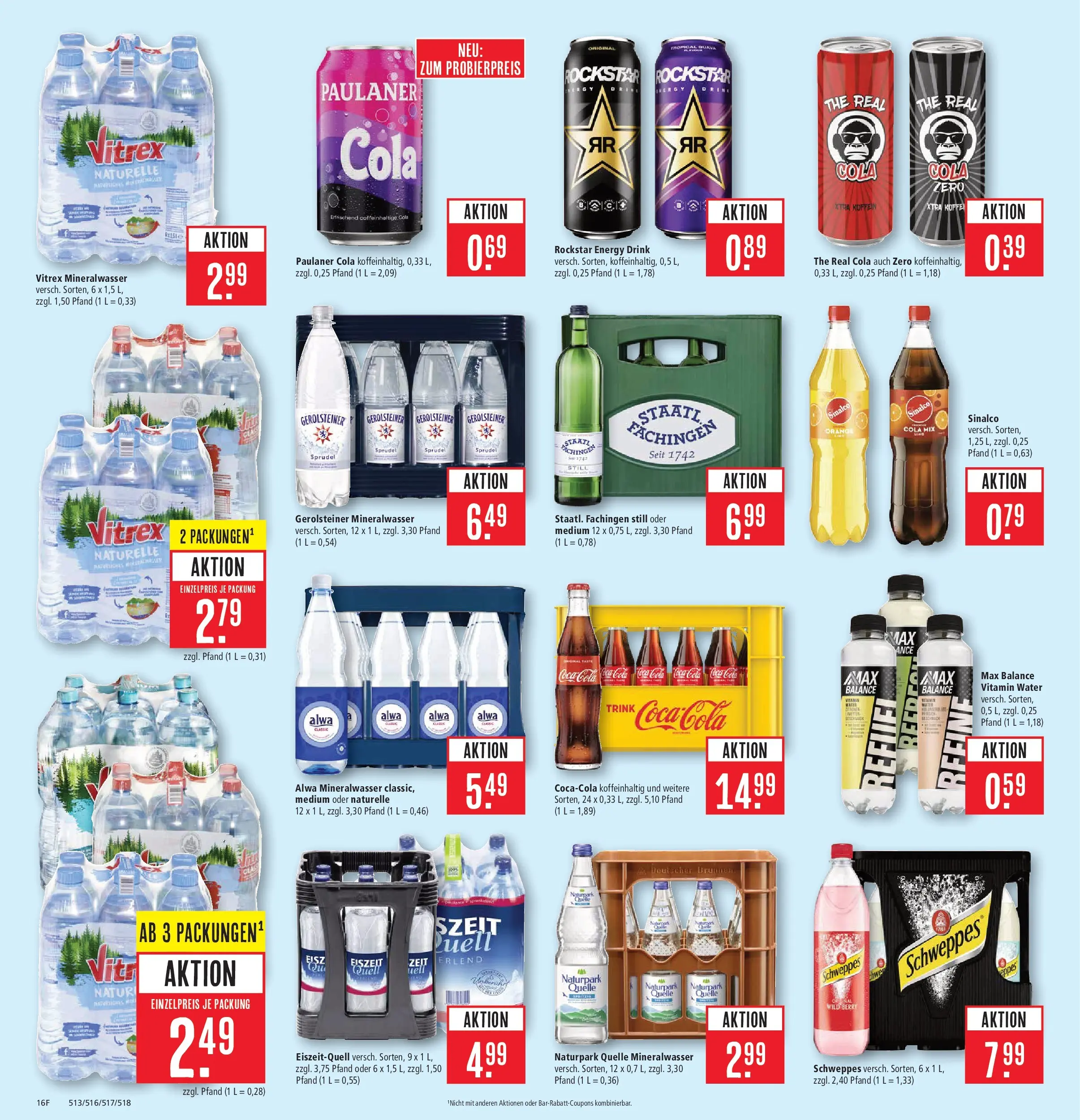 Marktkauf Prospekt Weil Am Rhein (ab 09.03.2026) » Angebote online | Seite: 24 | Produkte: Cola, Schweppes, Mineralwasser, Koffer