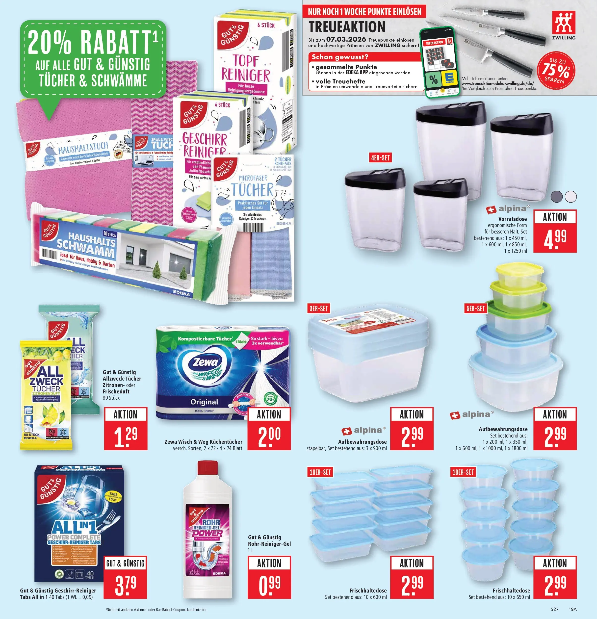 Marktkauf Prospekt Aschaffenburg (ab 09.03.2026) » Angebote online | Seite: 27 | Produkte: Zewa, Zitronen