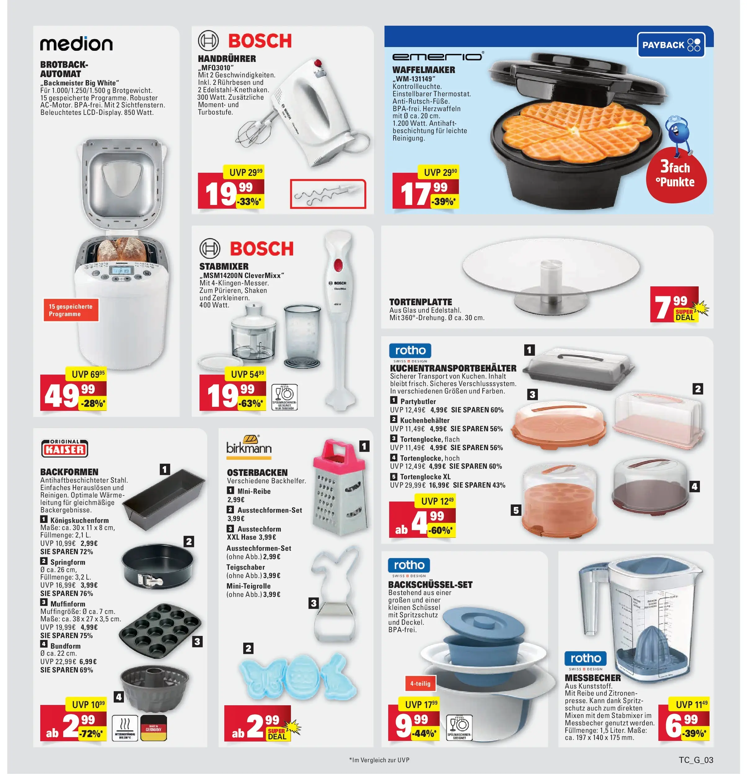 Marktkauf Prospekt Weil Am Rhein (ab 09.03.2026) » Angebote online | Seite: 33 | Produkte: Bosch, Rührbesen, Stabmixer, Zitronen