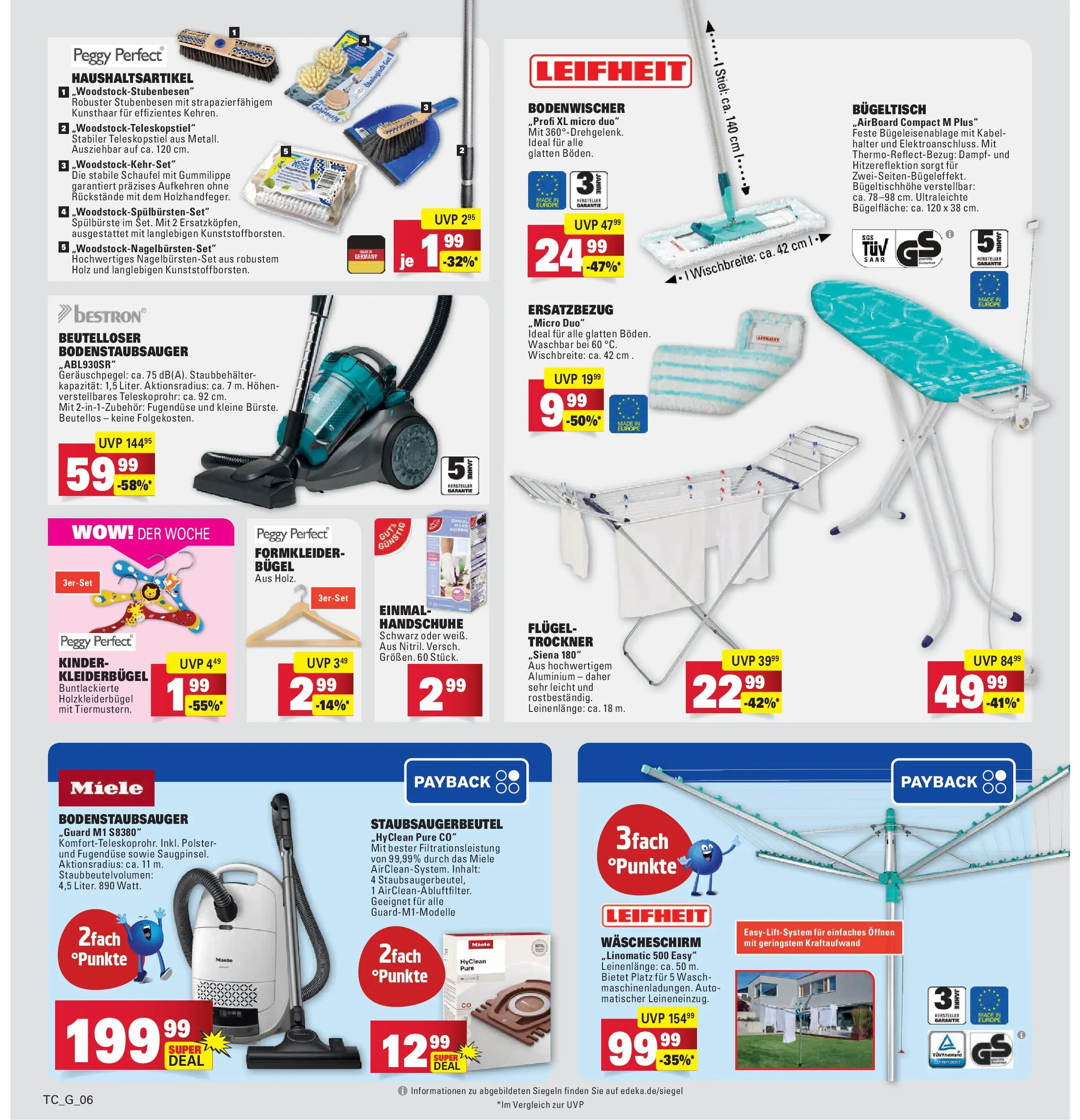 Marktkauf Prospekt Weil Am Rhein (ab 09.03.2026) » Angebote online | Seite: 36 | Produkte: Kabel, Trockner, Kleiderbügel, Handschuhe