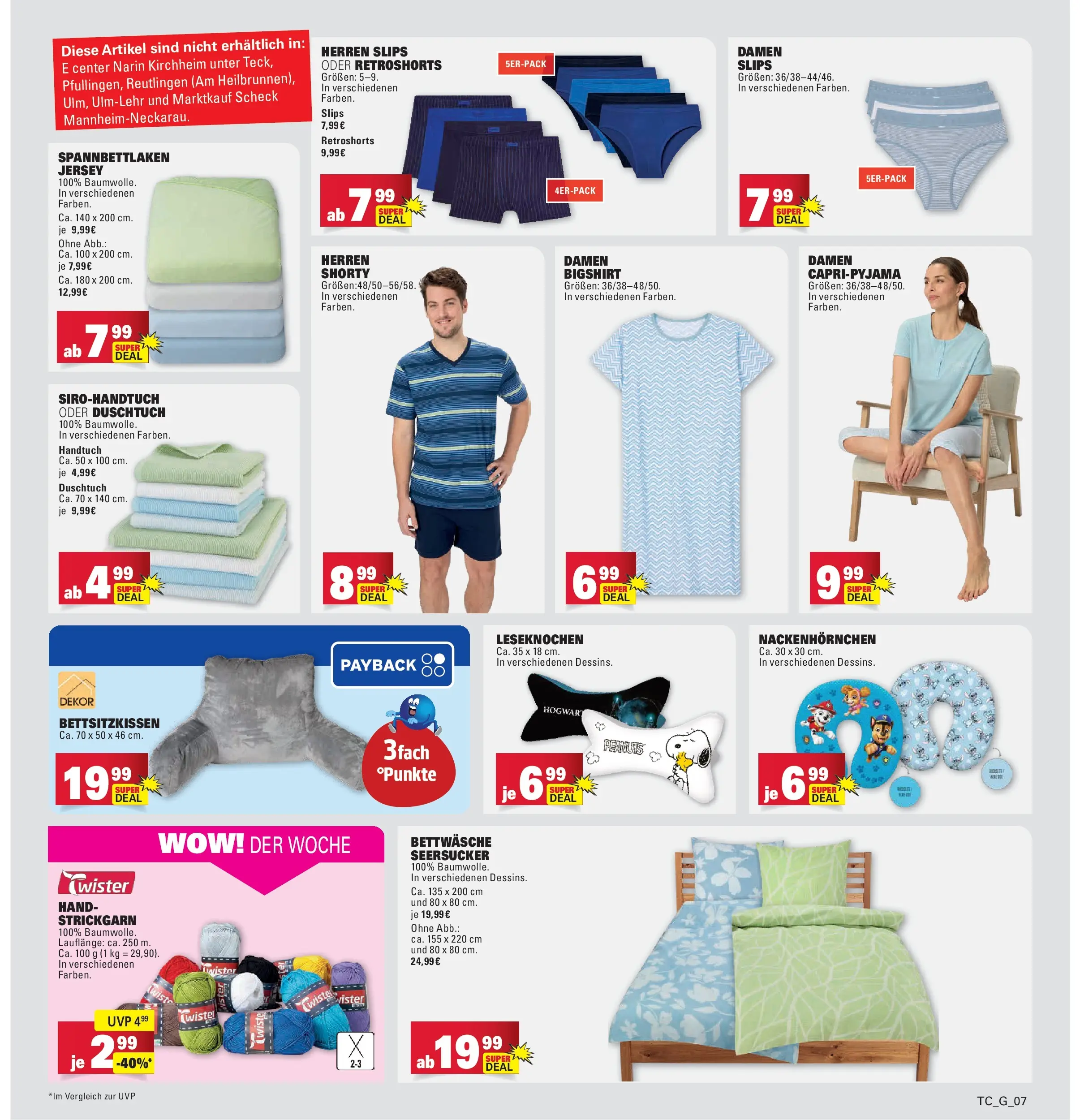 Marktkauf Prospekt Weil Am Rhein (ab 09.03.2026) » Angebote online | Seite: 37 | Produkte: Bettwäsche