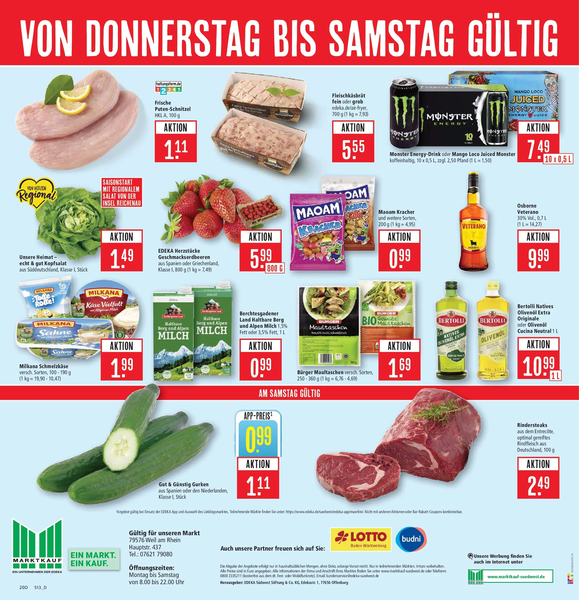 Marktkauf Prospekt Weil Am Rhein (ab 09.03.2026) » Angebote online | Seite: 30 | Produkte: Osborne, Milch, Mango, Uhr