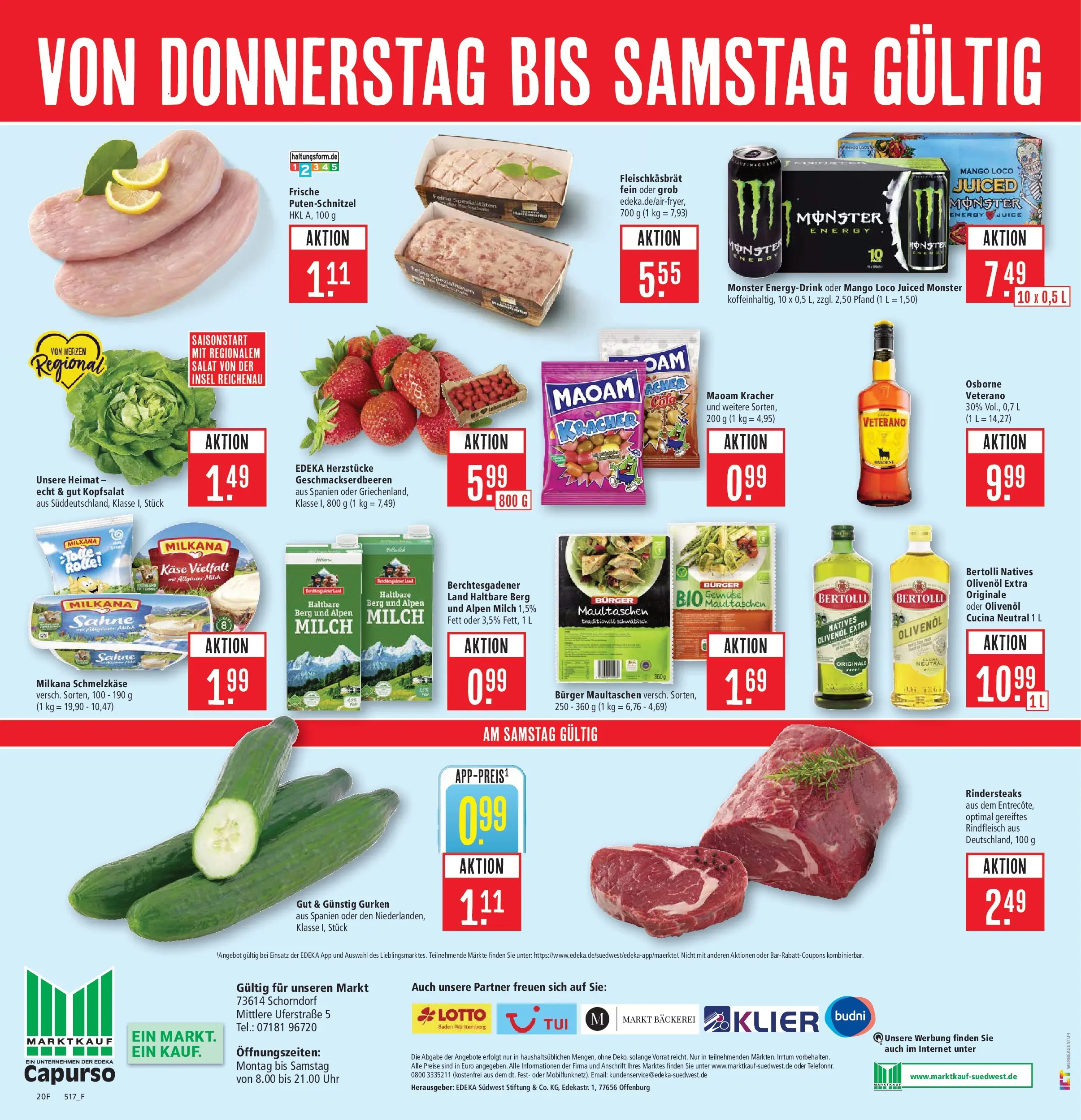 Marktkauf Prospekt Schorndorf (ab 09.03.2026) » Angebote online | Seite: 30 | Produkte: Bäckerei, Mango, Rindfleisch, Uhr