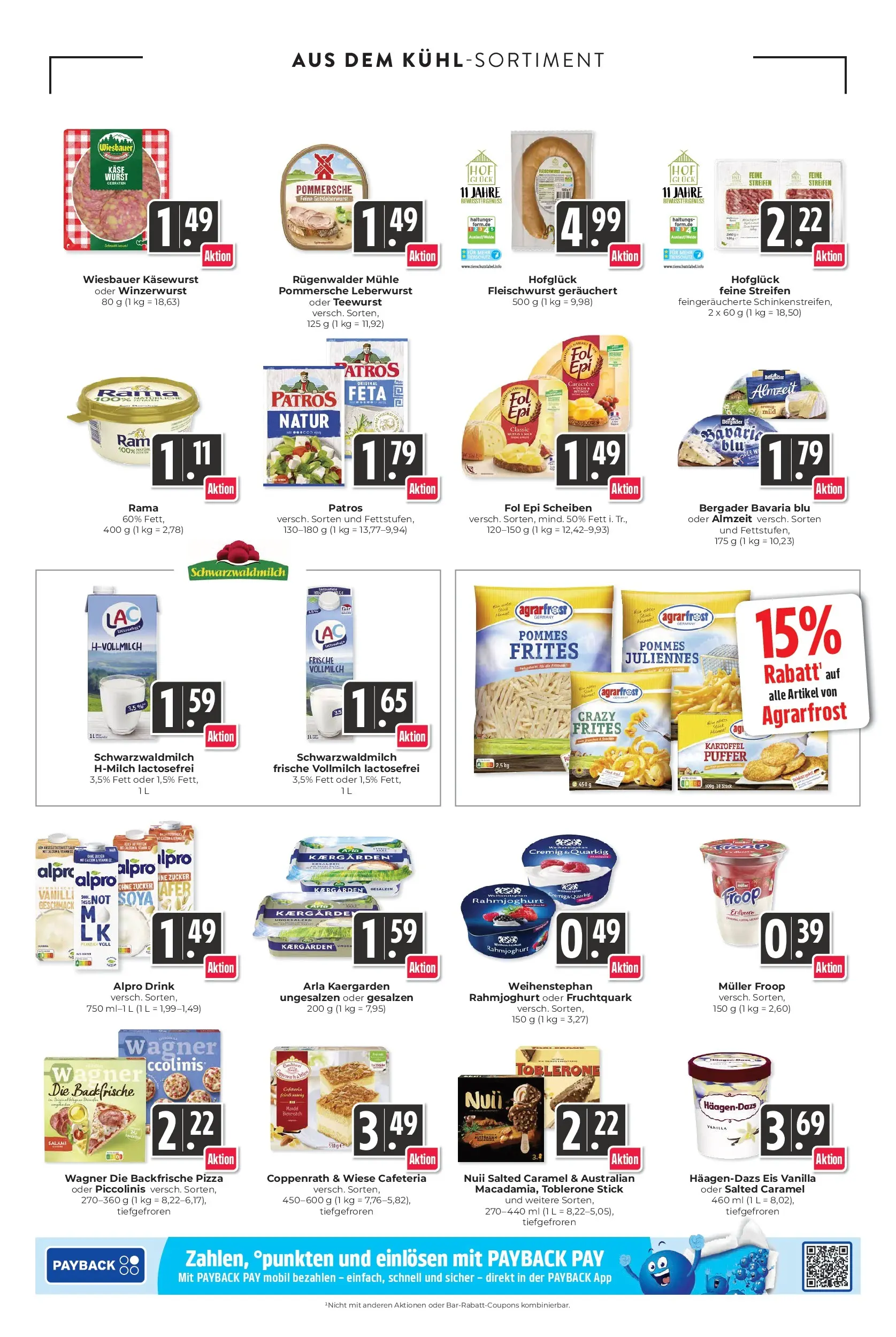 Angebote - Hieber's Frischecenter: Meine Woche (ab 08.03.2026) zum Blättern | Seite: 12 | Produkte: Froop, Mühle, Pommes, Alpro