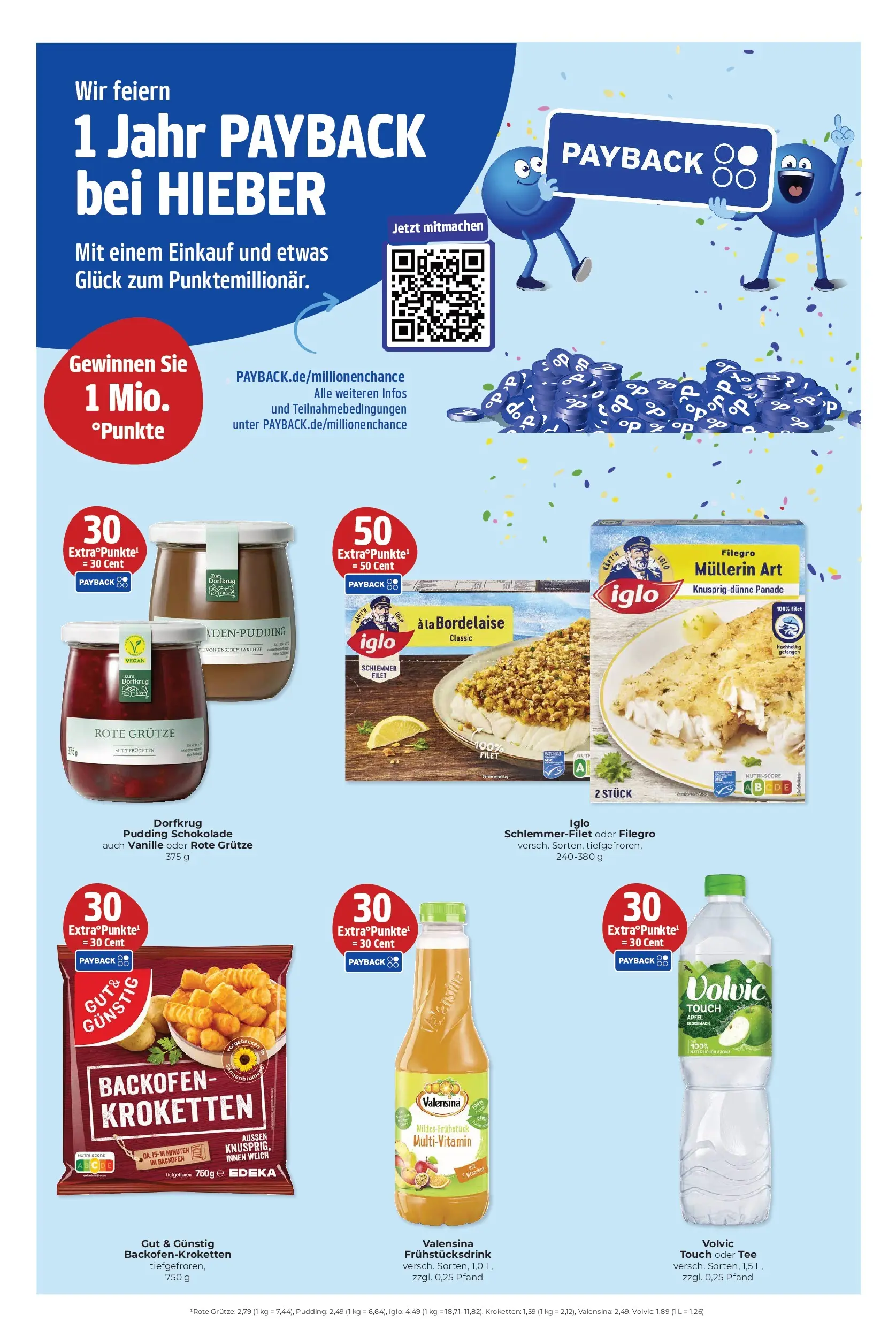 Angebote - Hieber's Frischecenter: Meine Woche (ab 08.03.2026) zum Blättern | Seite: 19 | Produkte: Schokolade, Iglo, Backofen, Tee
