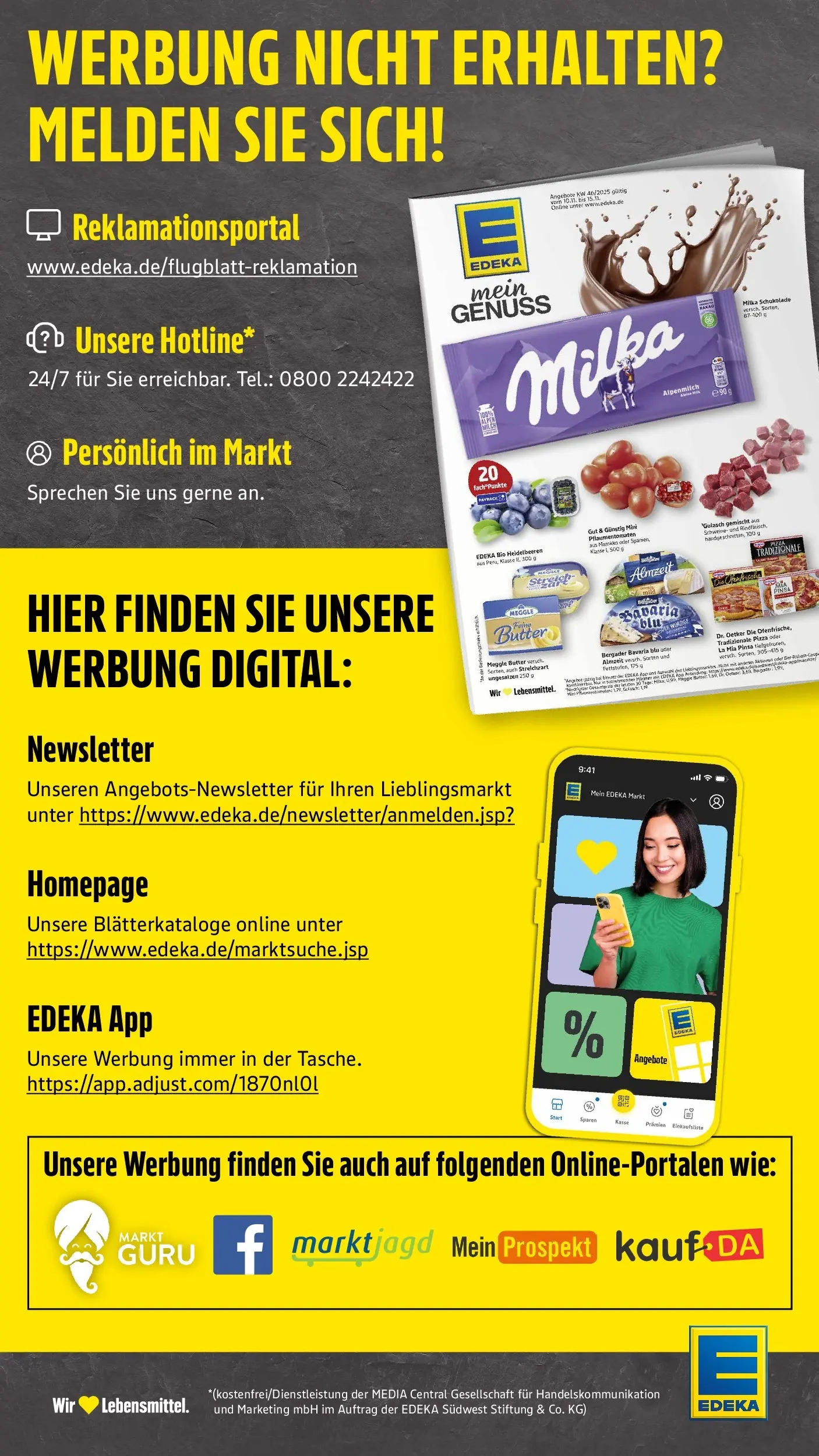 E center Prospekt Überlingen	 (ab 12.04.2026) zum Blättern | Seite: 68 | Produkte: Milka schokolade, Milka, Heidelbeeren, Pizza