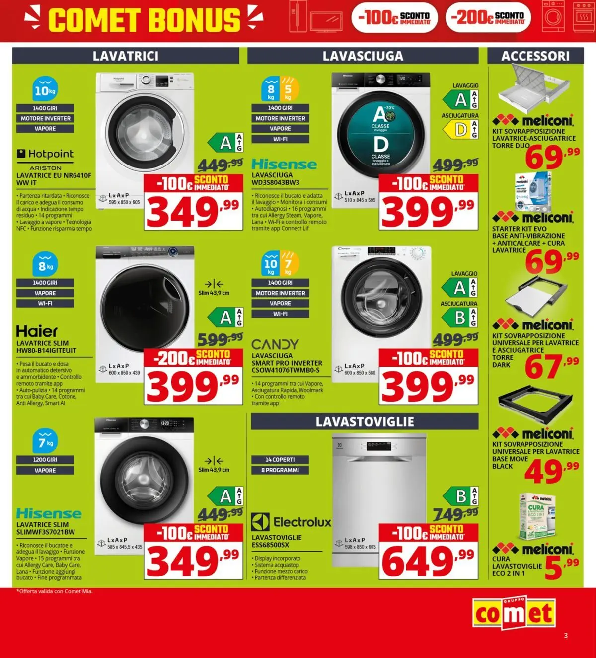 Nuovo Comet - Comet bonus! dal 05/03/2026 > offerte anteprima 🛍️ | Pagina: 3 | Prodotti: Ammorbidente, Lavasciuga, Acqua, Lavastoviglie