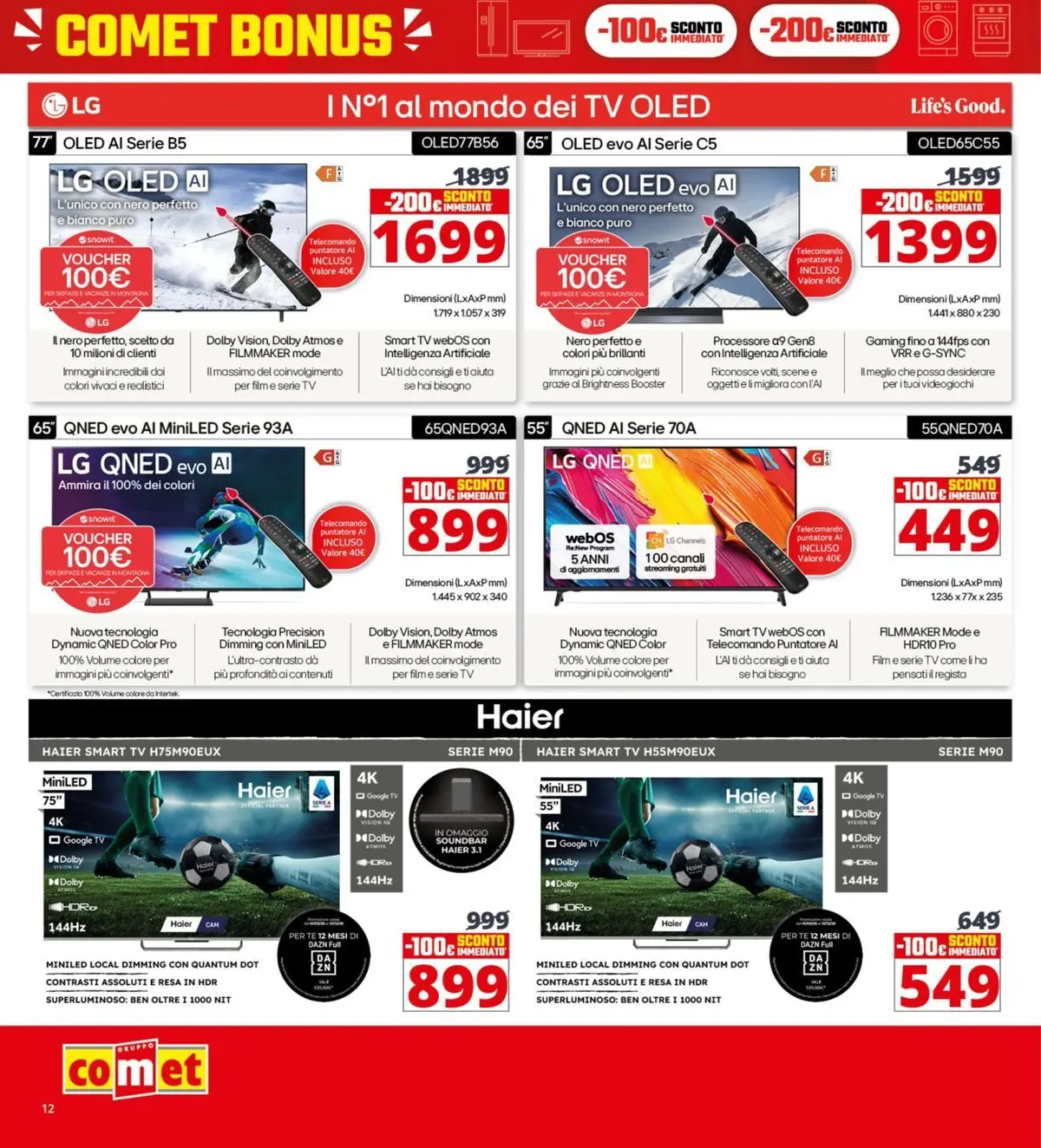Nuovo Comet - Comet bonus! dal 05/03/2026 > offerte anteprima 🛍️ | Pagina: 12 | Prodotti: Telecomando, smart TV, Soundbar, TV