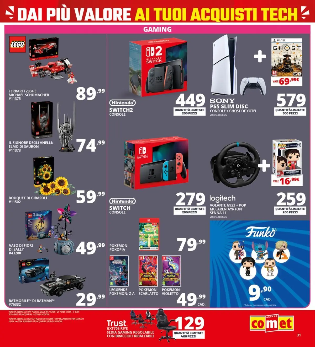 Nuovo Comet - Comet bonus! dal 05/03/2026 > offerte anteprima 🛍️ | Pagina: 31 | Prodotti: Braccioli, Sedia, Vaso di fiori, Vaso