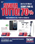 CO-PRE SOC.COOP. A.R.L. Svuota tutto da Trony Manerbio! - al 31.03.2026