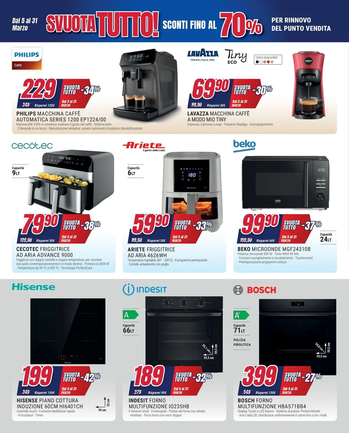 ﻿Trony volantino dal ﻿05/03/2026﻿ > ﻿Anteprima | Pagina: 6 | Prodotti: Latte, Griglia, Lavazza, Friggitrice
