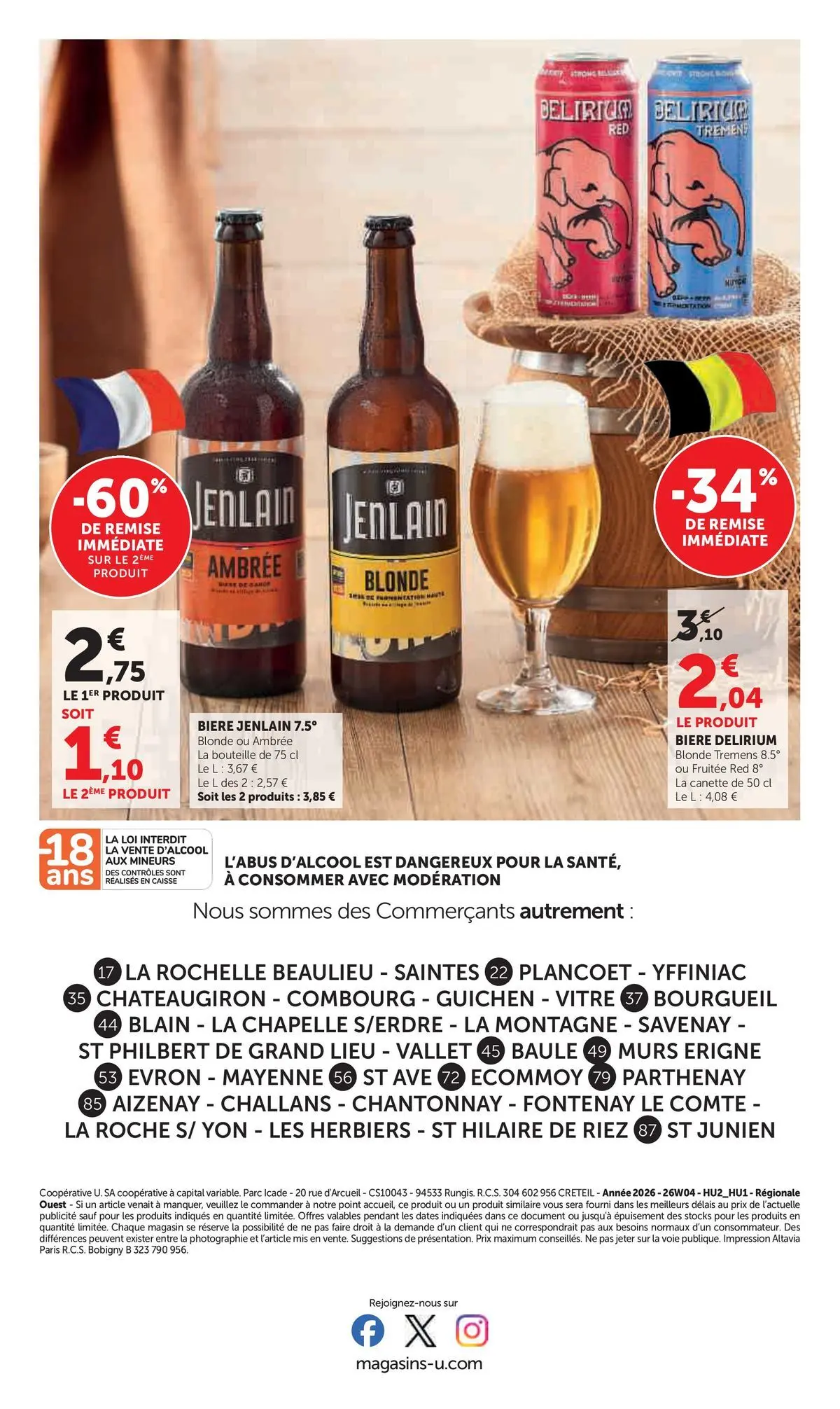Hyper U - Jour de Marché à partir du 09/03/2026 - promo en ligne | Page: 11 | Produits: Bière