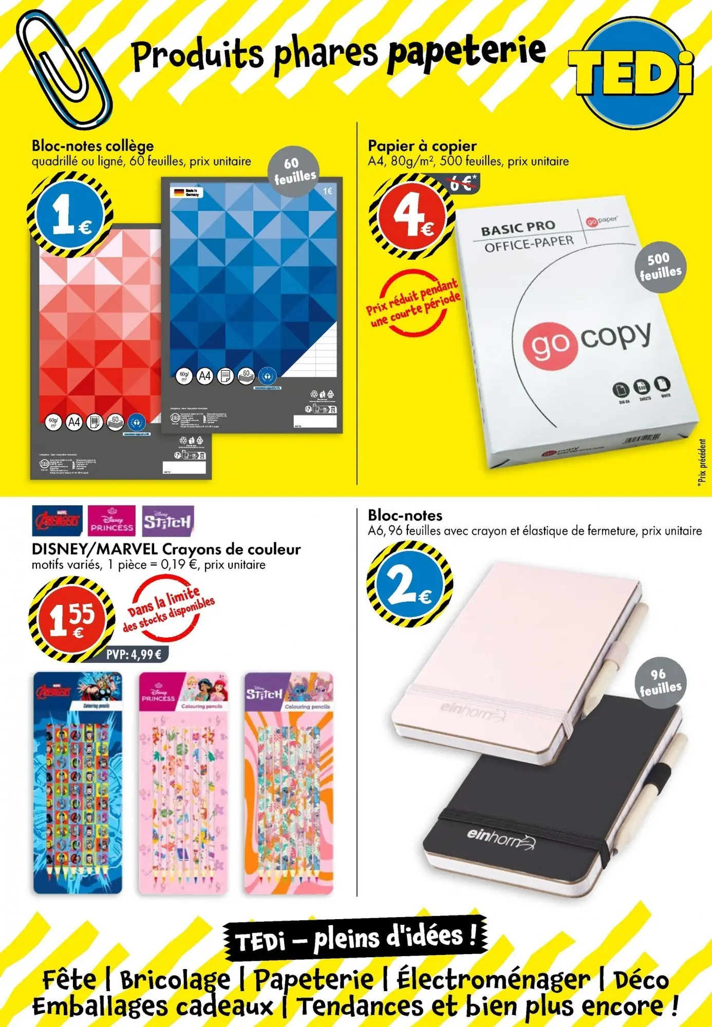 TEDi - TEDi folder tot 12.03.2026 vanaf 05/03/2026 | Pagina: 6 | Producten: La, Papier