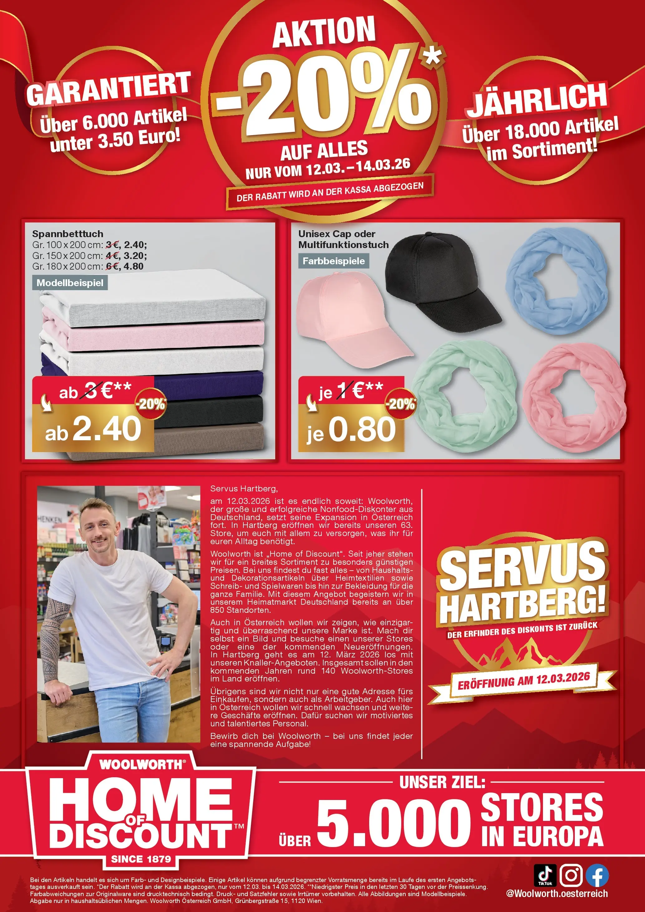 Woolworth Servus Hartberg! von 12.03.2026 - Aktuelle Angebote | Seite: 8 | Produkte: Bekleidung