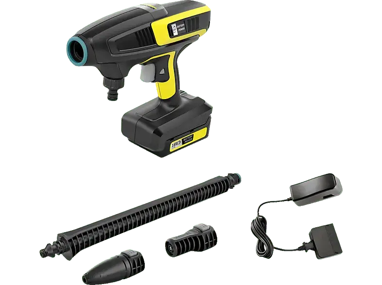 K&auml;rcher 1.328-110.0 KHB 6 Battery Set Mitteldruckreiniger (Schwarz/Gelb, 18 Volt, 200 l/h)