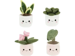 Plant & Flower Bobballs - Blumen + Pflanzen - Pl&uuml;sch ca. 12 cm, 1Stk. Dekopflanze