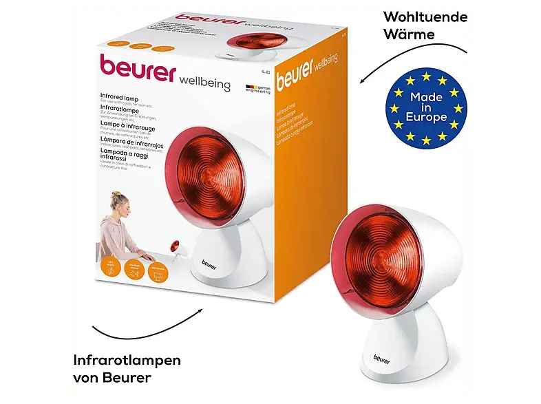 Beurer 616.01 Infrarotlampe ,150 Watt ,Wei&szlig;