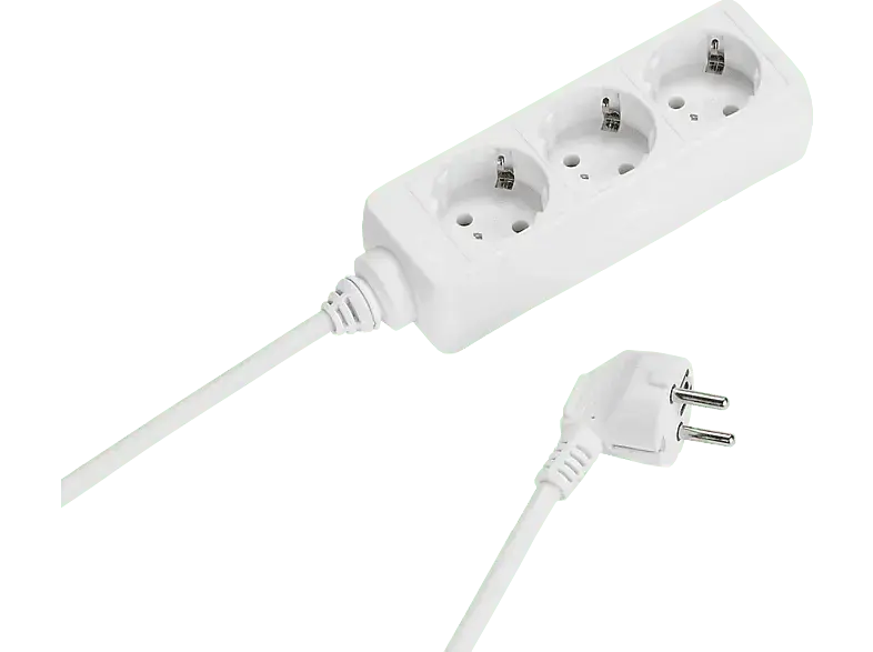Vivanco 05683 3-fach Steckdosenleiste, 1.4 m, Wei&szlig;