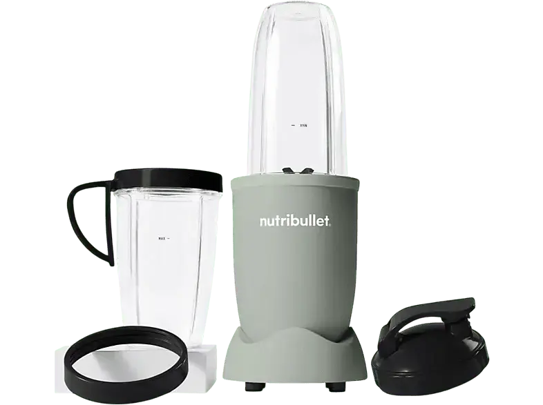 Nutri Bullet Pro NB907MAJD Smoothie Maker (Jade, 900 Watt, 946 ml + 710 ml to go Becher)