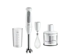 Braun MQ 50.236MWH MultiQuick 5 Stabmixer (Wei&szlig;/Grau, 1000 Watt, 600 ml Messbecher oder 500ml Zerkleinerer)