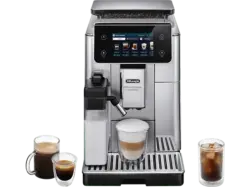 De'Longhi ECAM 630.55 SSM Primadonna Aromatic Kaffeevollautomat, mehr als 35 hei&szlig;e und kalte Rezepte (Silber, Adaptive Grinding-Technologie, 19 bar, externer Milchbeh&auml;lter)