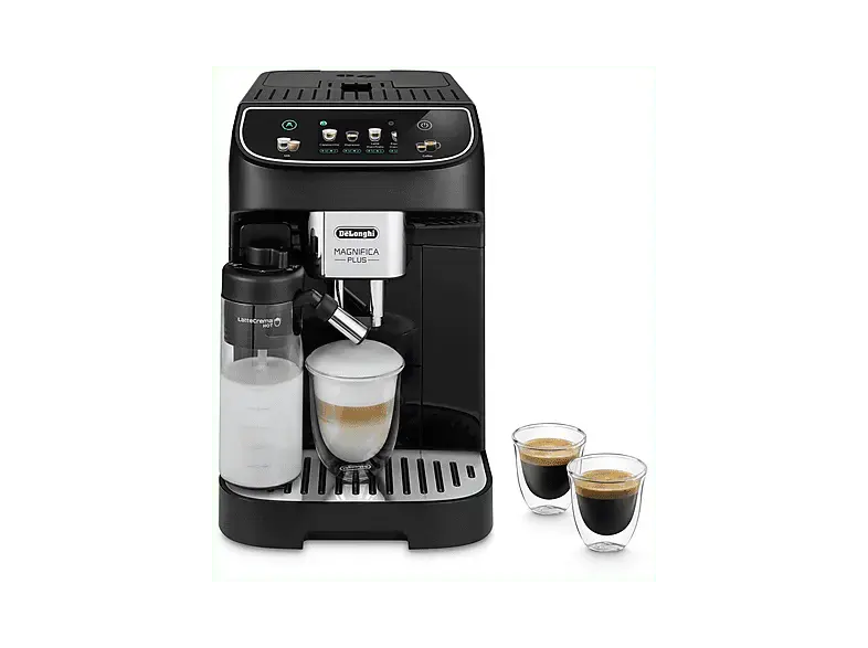 De'Longhi ECAM320.60.B Magnifica Plus Kaffeevollautomat (Schwarz, 13-Stufiges Mahlwerk, 15 bar)