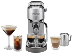 De'Longhi EC 890.M Dedica Duo Espressomaschine (Edelstahl, 1450 Watt, 15 bar)