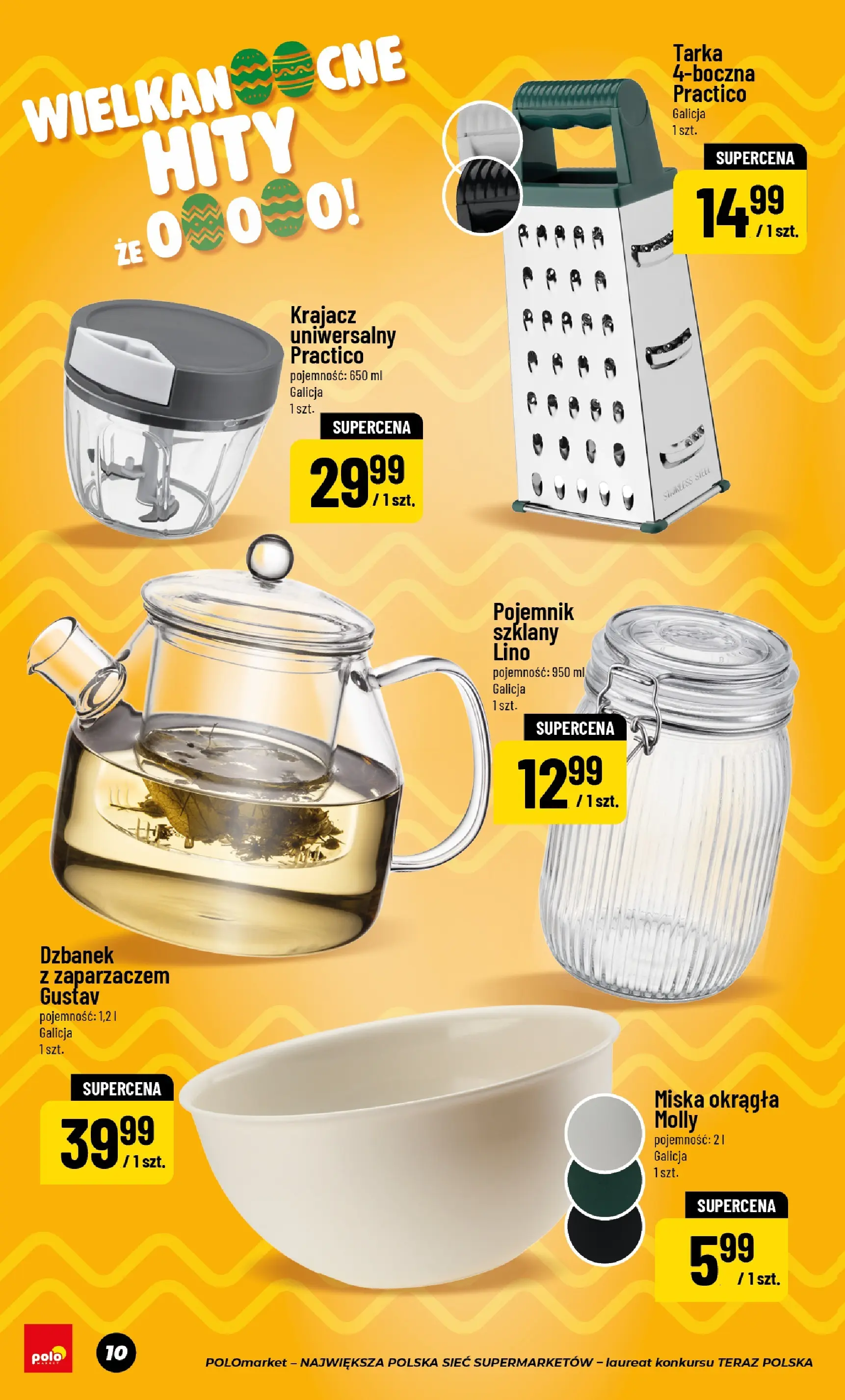 Nowa POLOmarket gazetka od jutra 06.03.2026 (PDF) | Strona: 10 | Produkty: Dzbanek