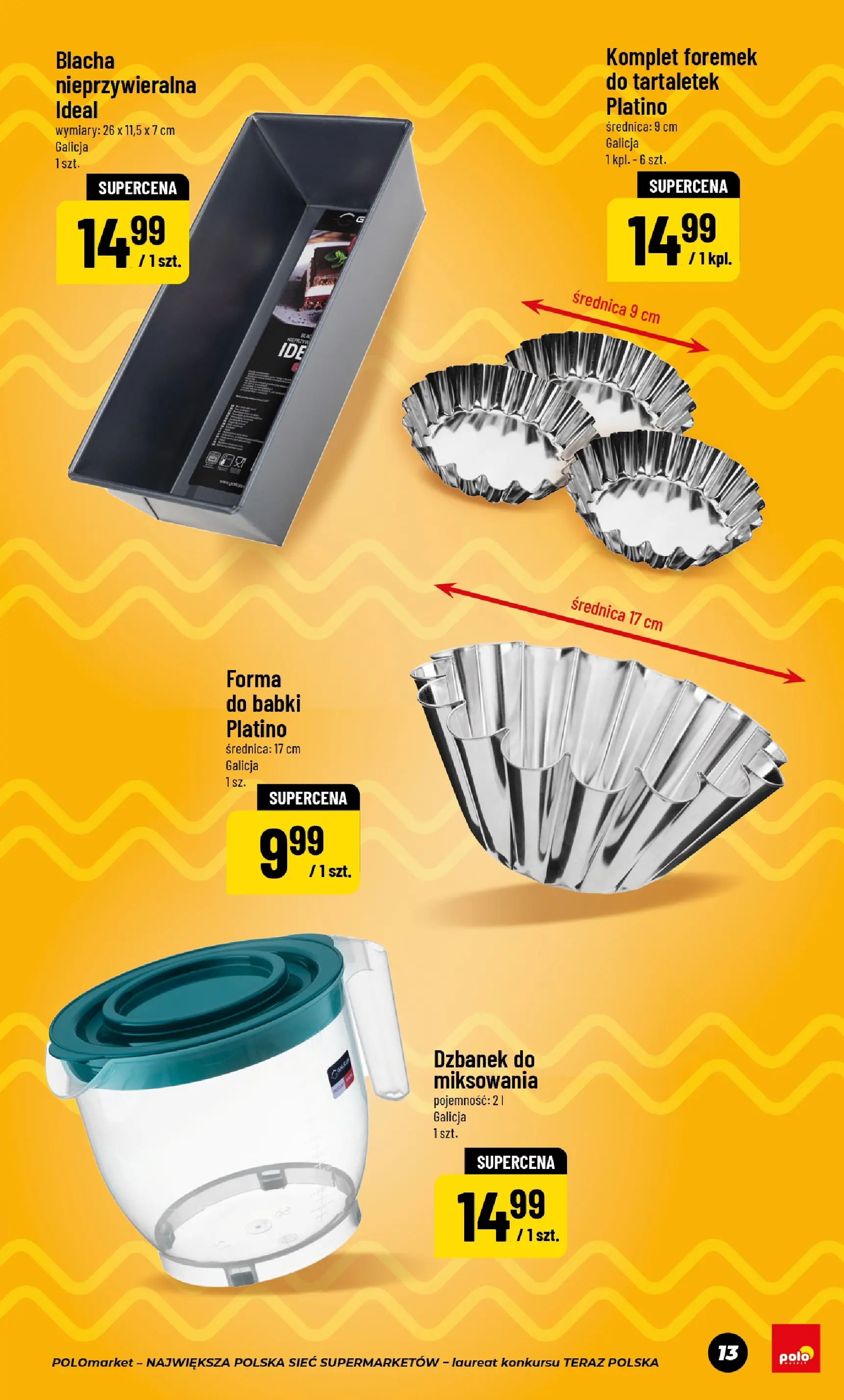 Nowa POLOmarket gazetka od jutra 06.03.2026 (PDF) | Strona: 13 | Produkty: Dzbanek